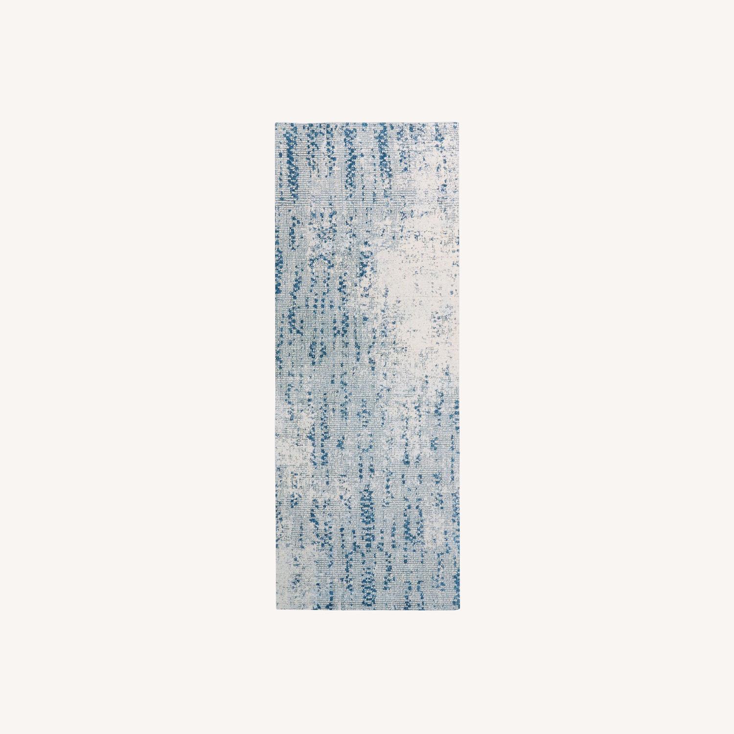 West Elm Distressed Foliage Rug 2.5X7 - image-0