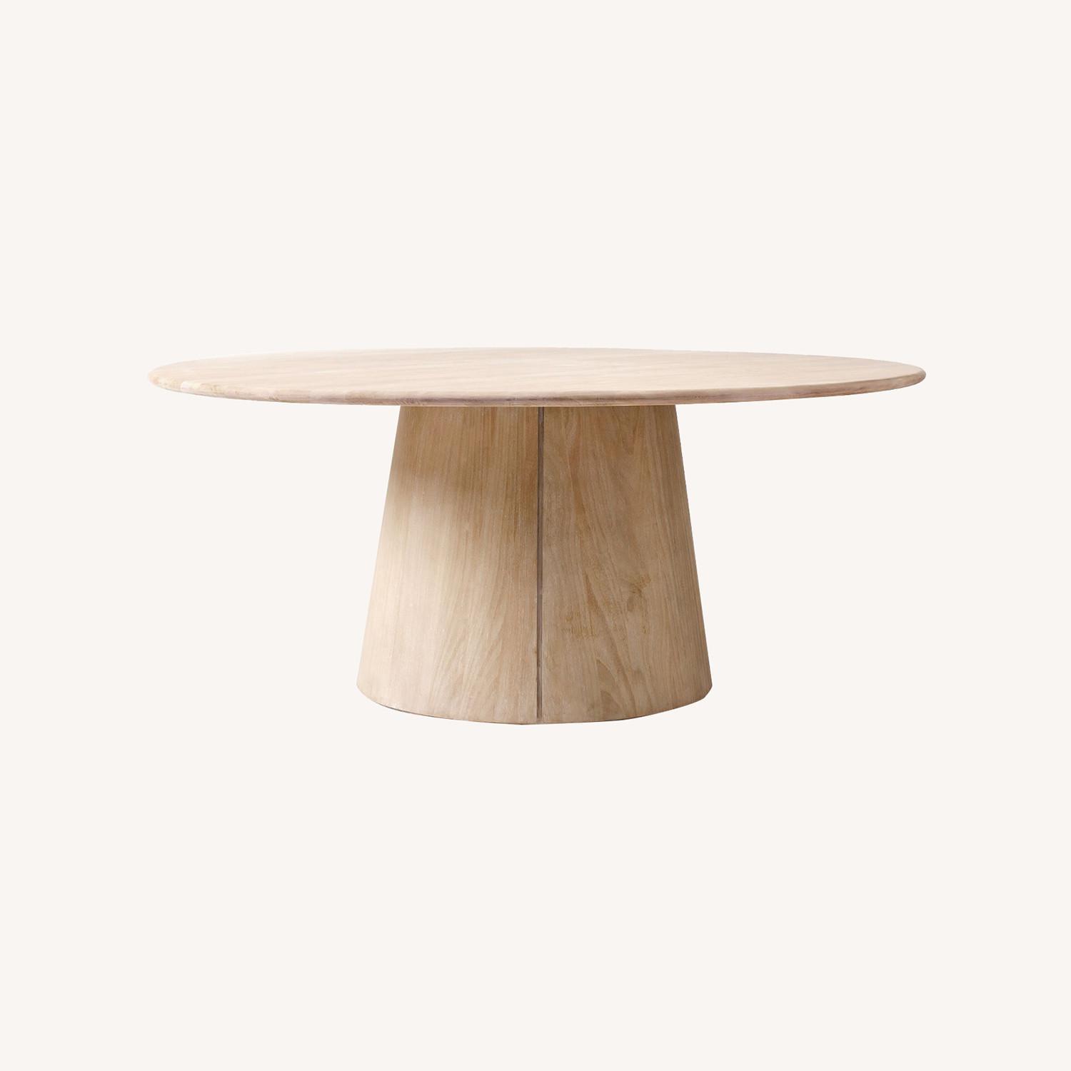 West Elm Anton Round Pedestal Dining Table - image-0