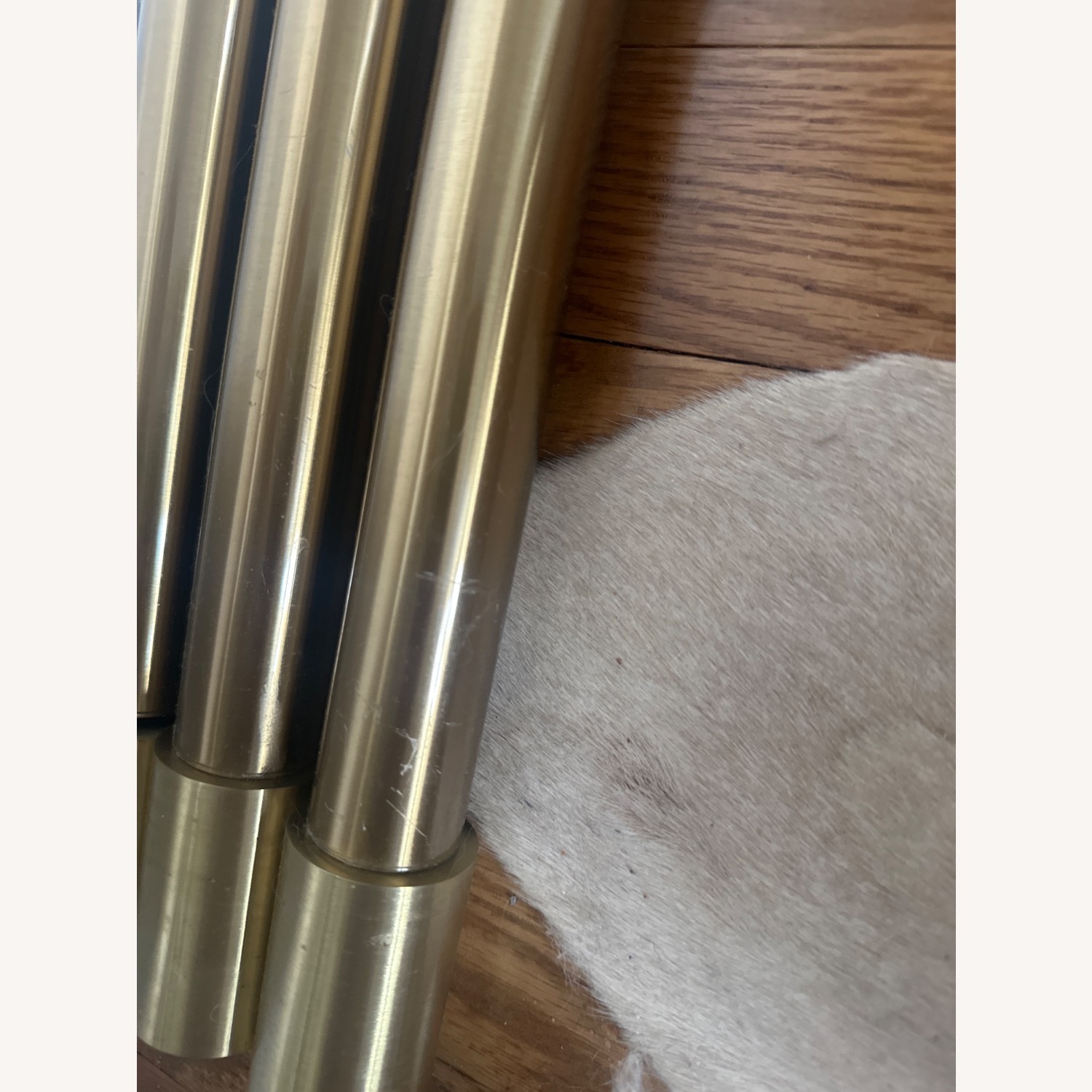 West Elm Antique Brass Curtain Rods  - image-3