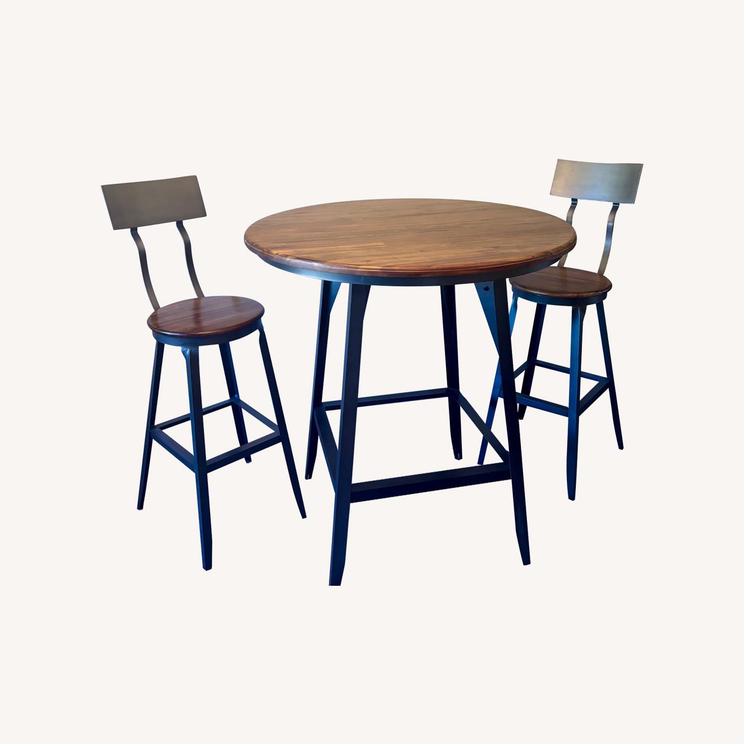World Market Pub Table with 2 Chairs - image-0