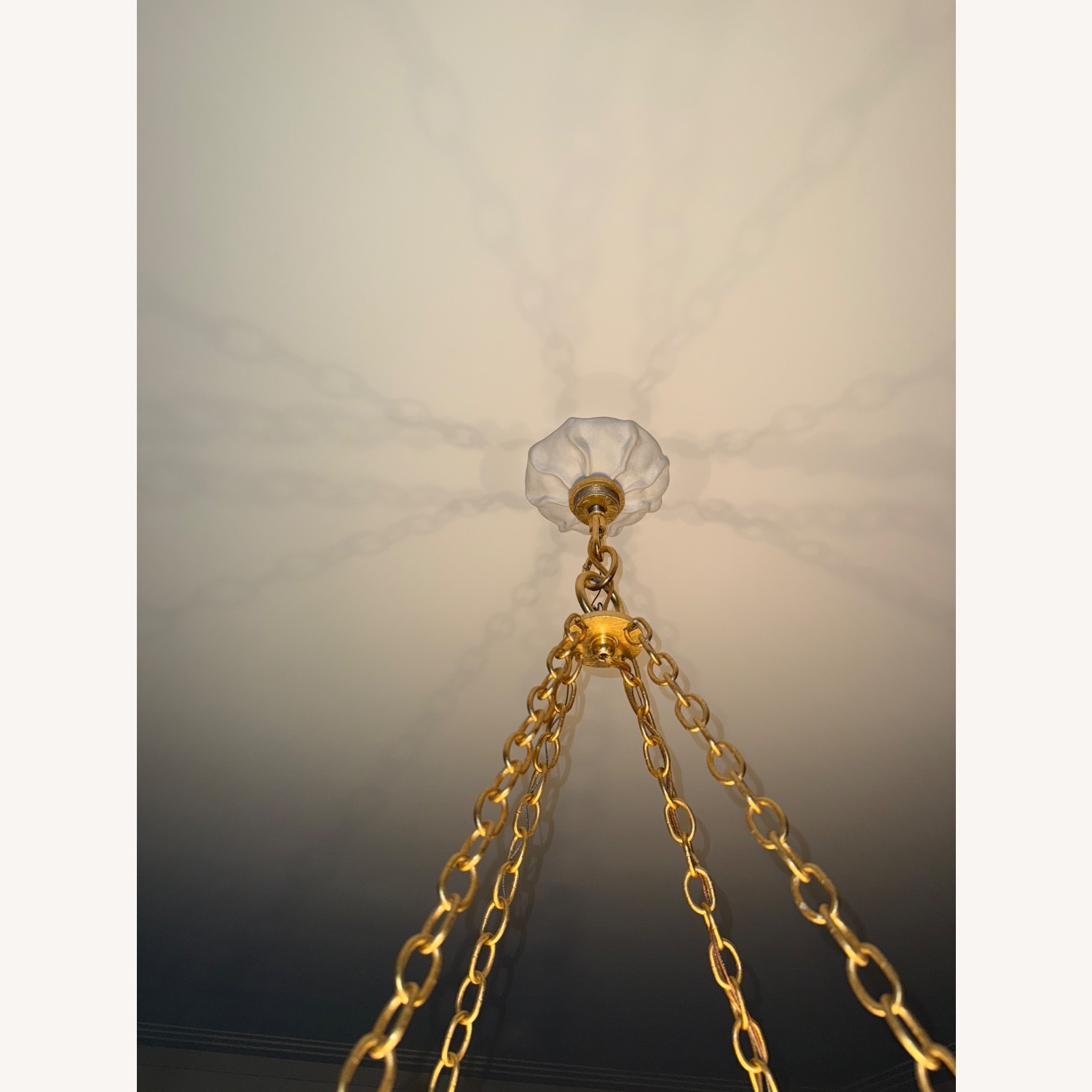Aerin Benit Medium Gold Sculpted Chandelier - image-2