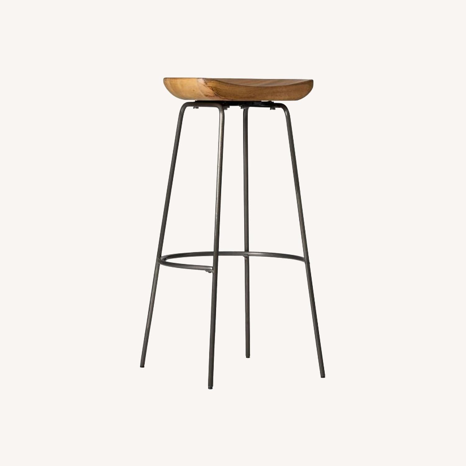 West Elm Alden Swivel Bar Stools (Set of 3) - image-0