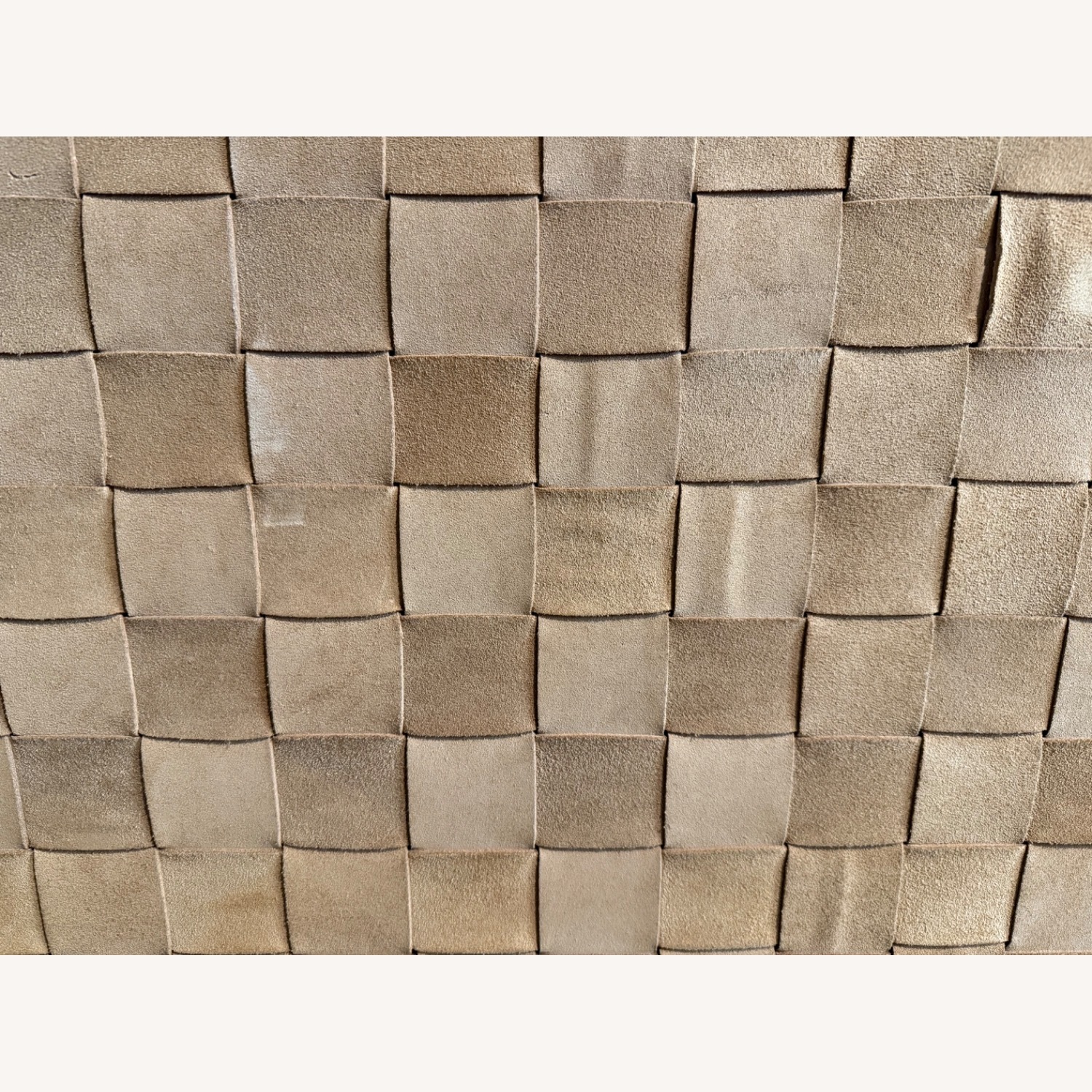 CB2 Woven Suede Bed Frame - image-5