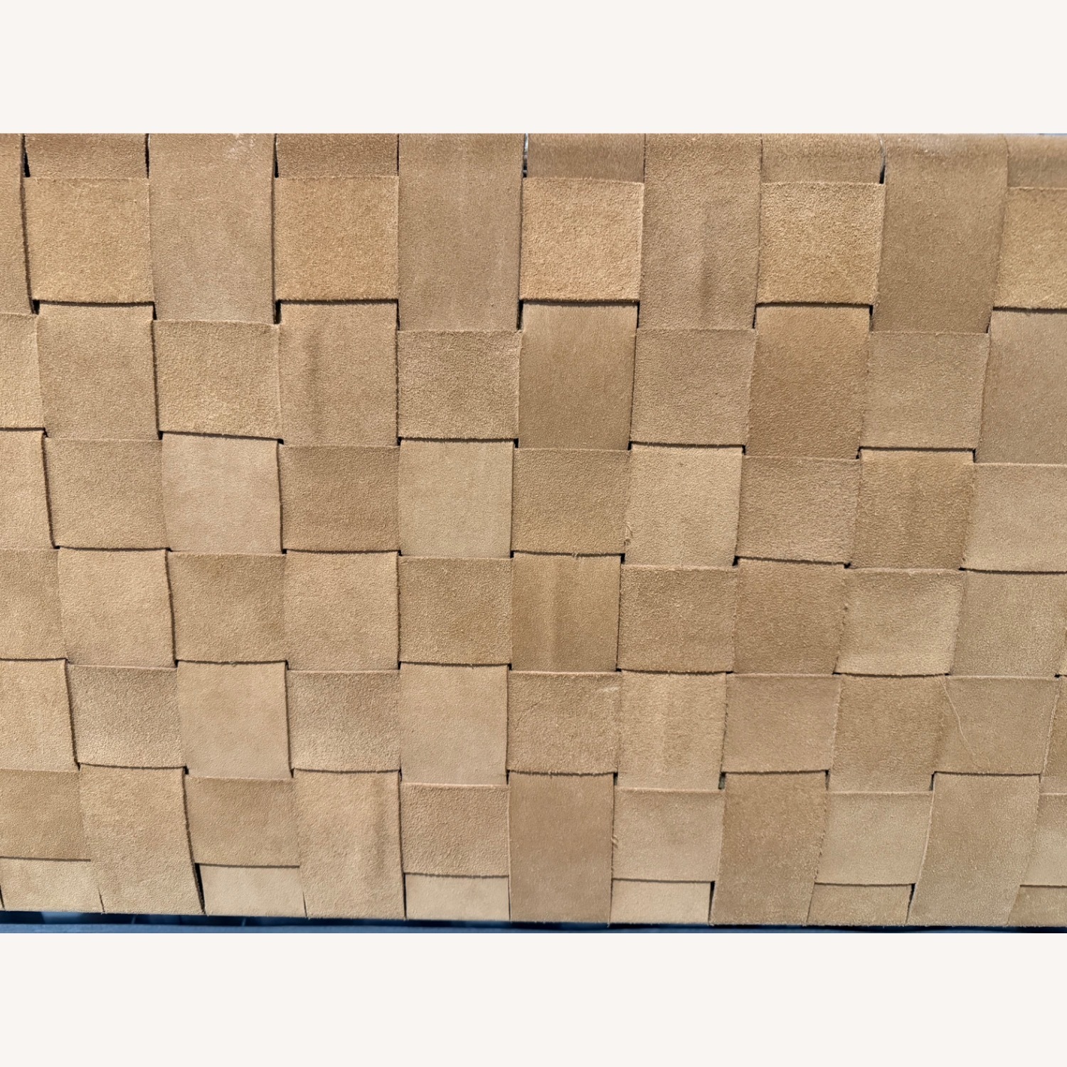 CB2 Woven Suede Bed Frame - image-2