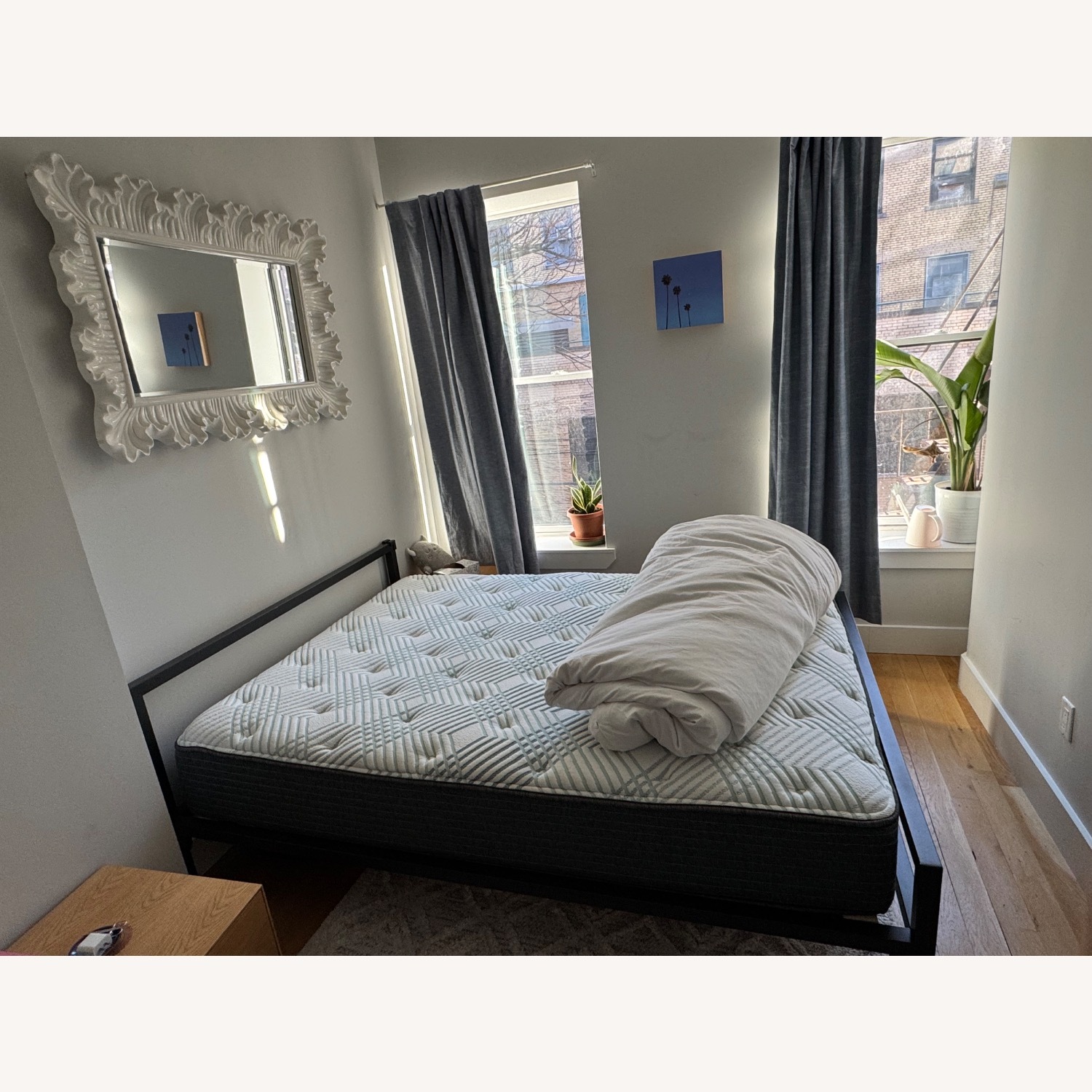 Minimal Industrial Bed Frame Queen Size - image-5