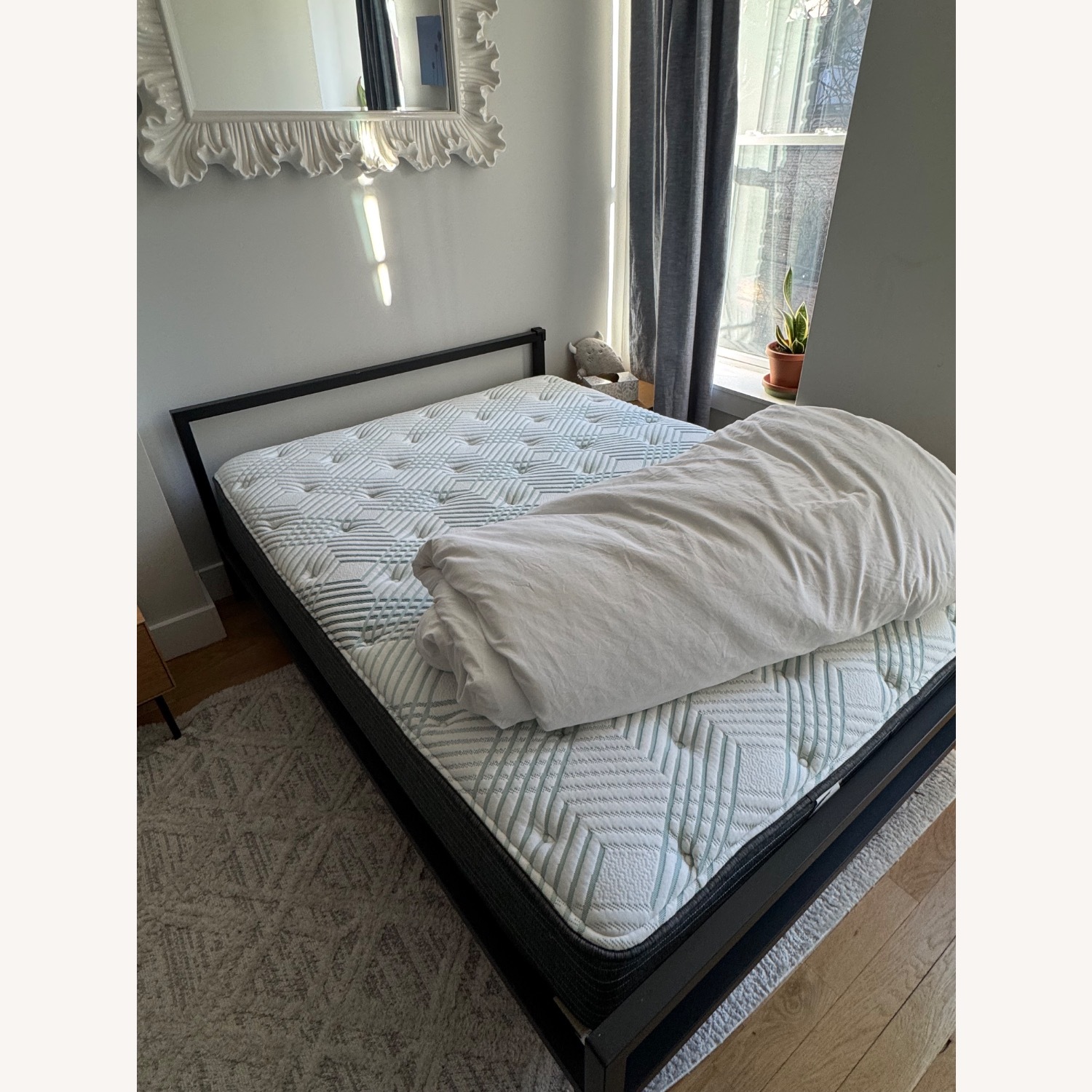 Minimal Industrial Bed Frame Queen Size - image-7