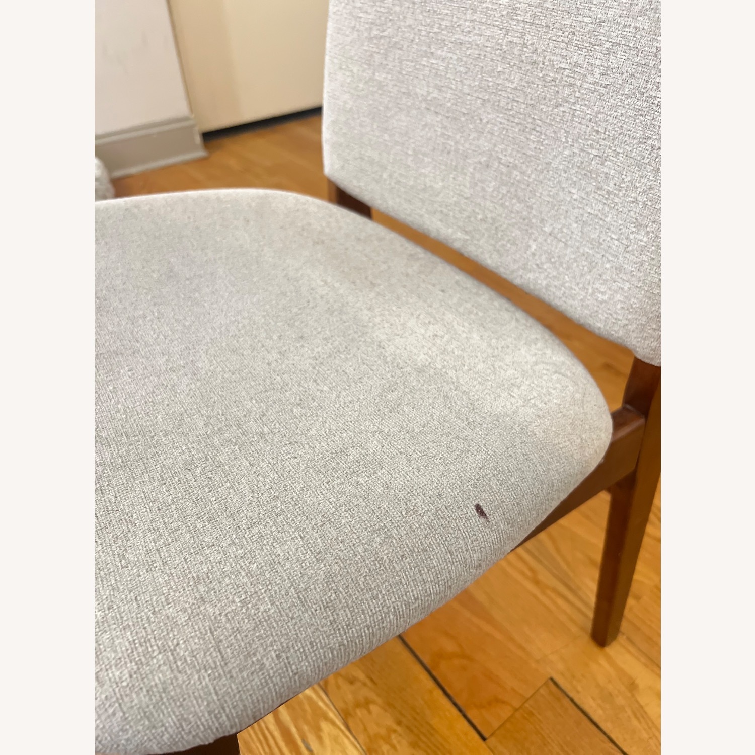 Article Nosh Dining Chair - Walnut and Chalk Gray, Set of 4 - image-10