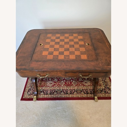 Used Maitland Smith Game Table Chess and Backgammon for sale on AptDeco