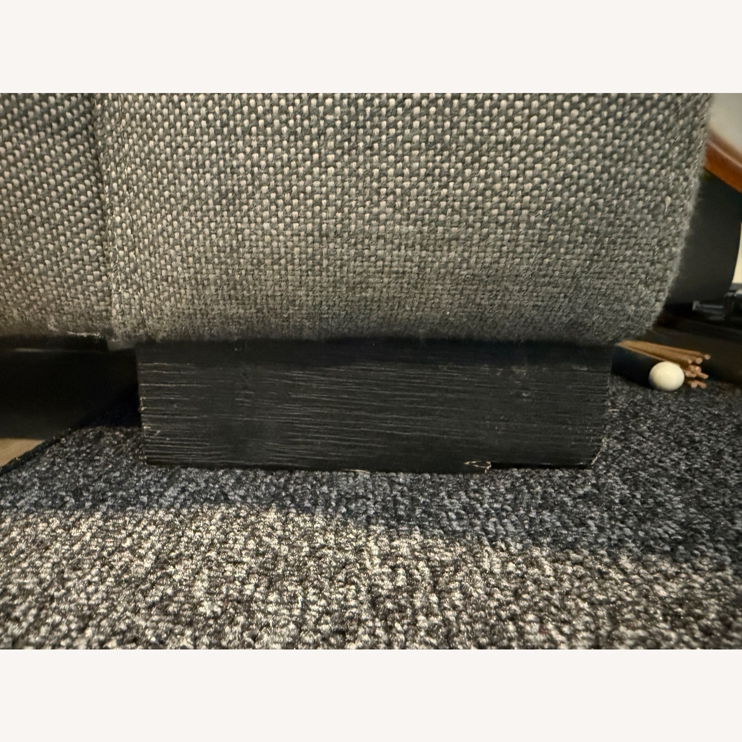 Restoration Hardware Maxwell Grey Sofa w Ottoman - image-10