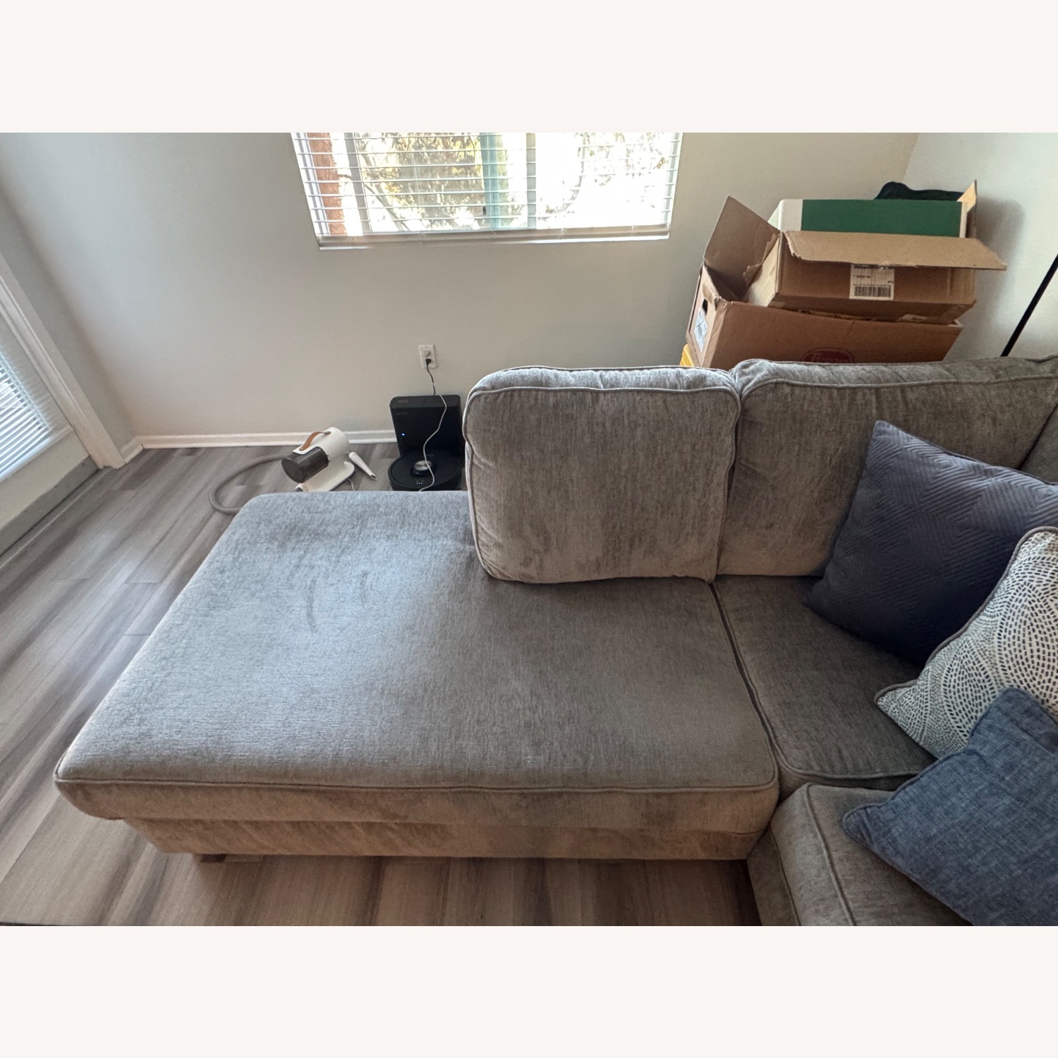 Ashley Furniture La Mesa Natural Gray Sofa - image-3