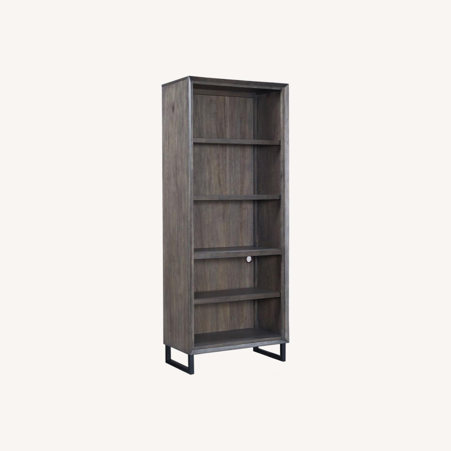 AspenHome Harper Point Fossil Open Bookcase - image-0