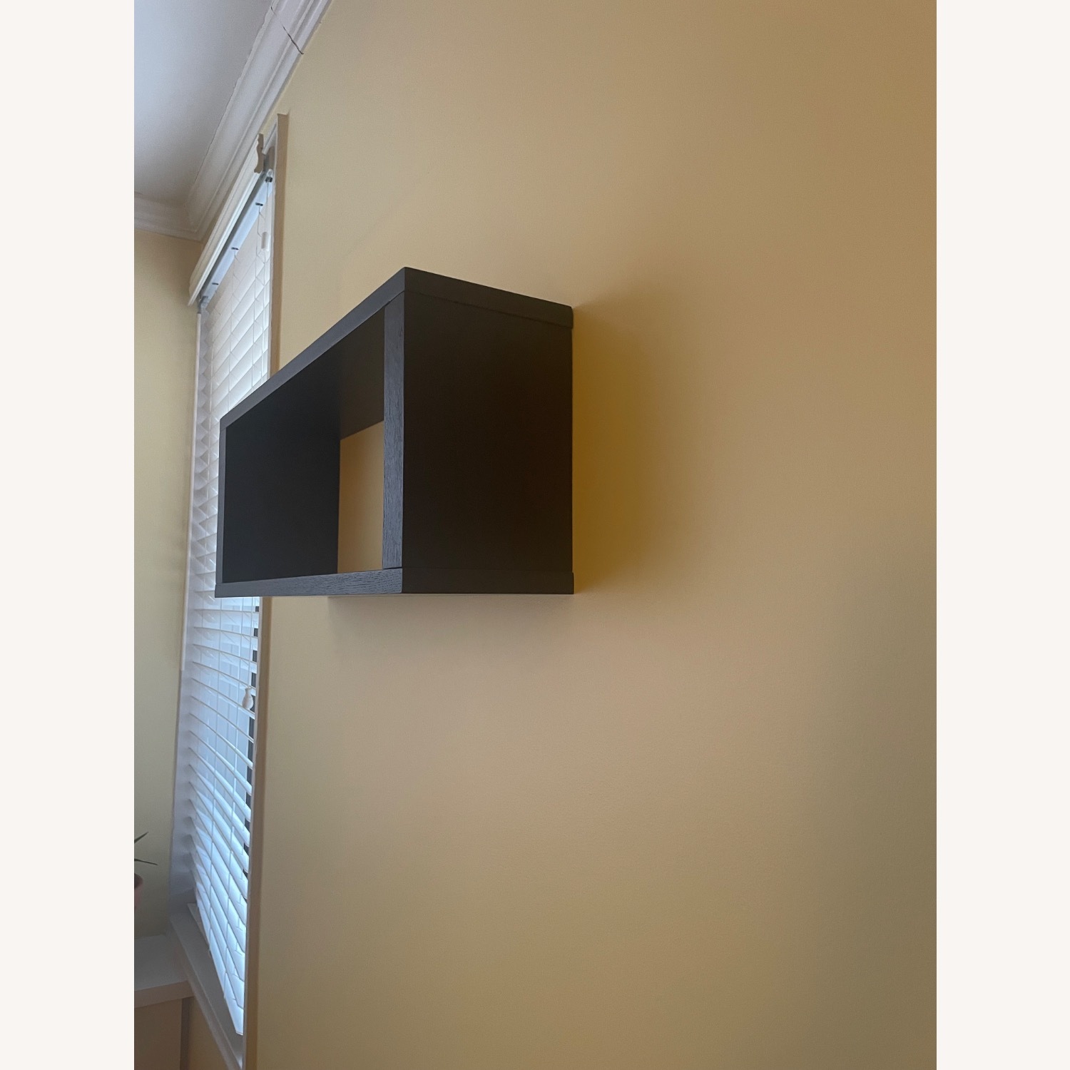 CB2 Espresso Finish Wood Floating Wall Shelves - image-2