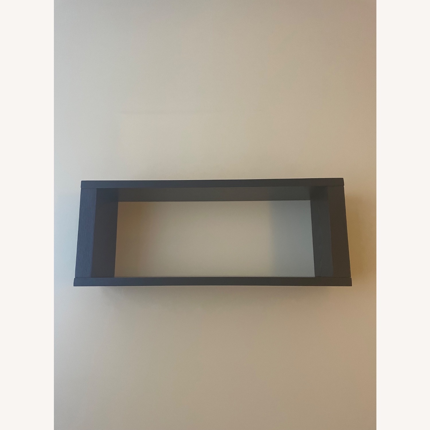 CB2 Espresso Finish Wood Floating Wall Shelves - image-0