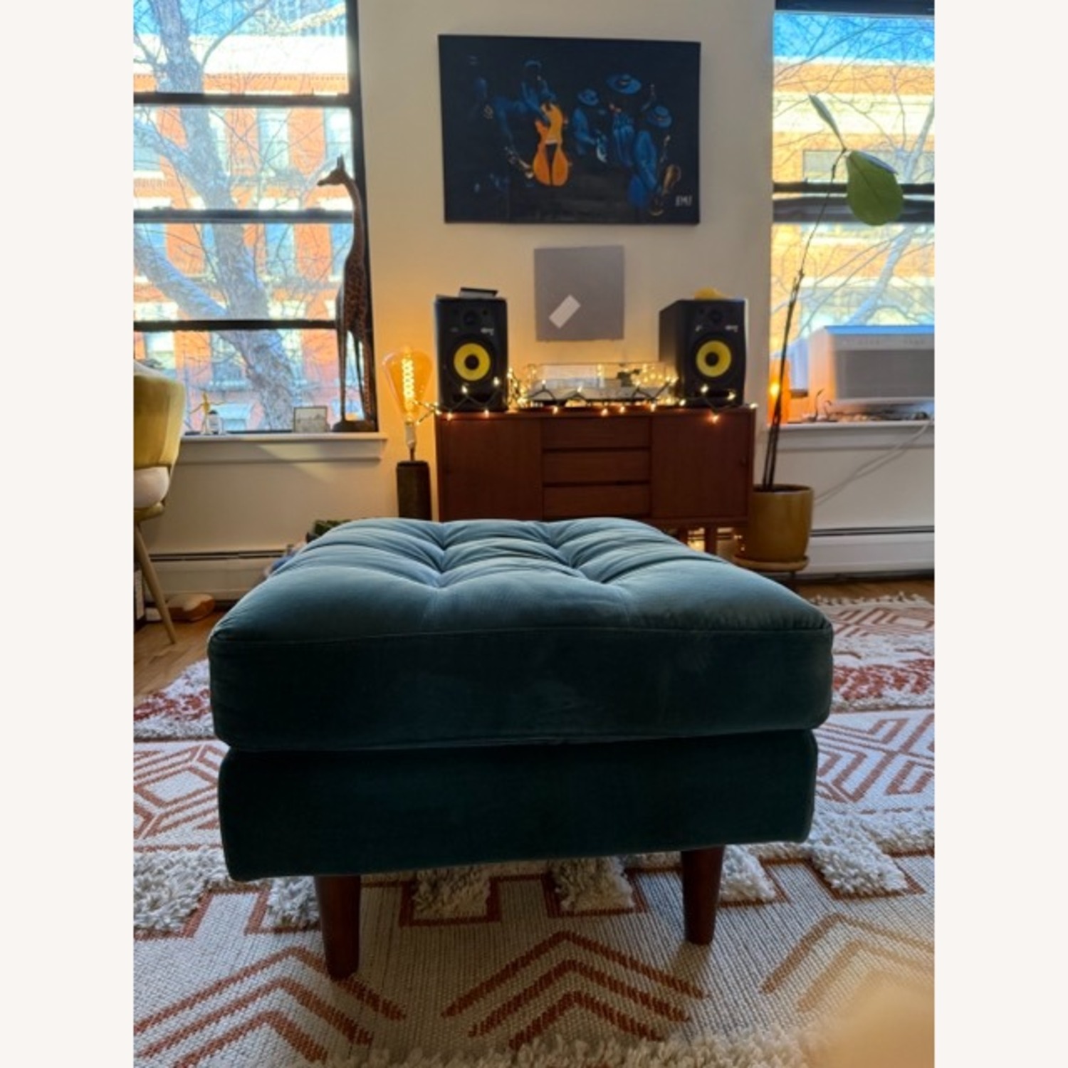 Article Sven Pacific Blue Ottoman - image-3