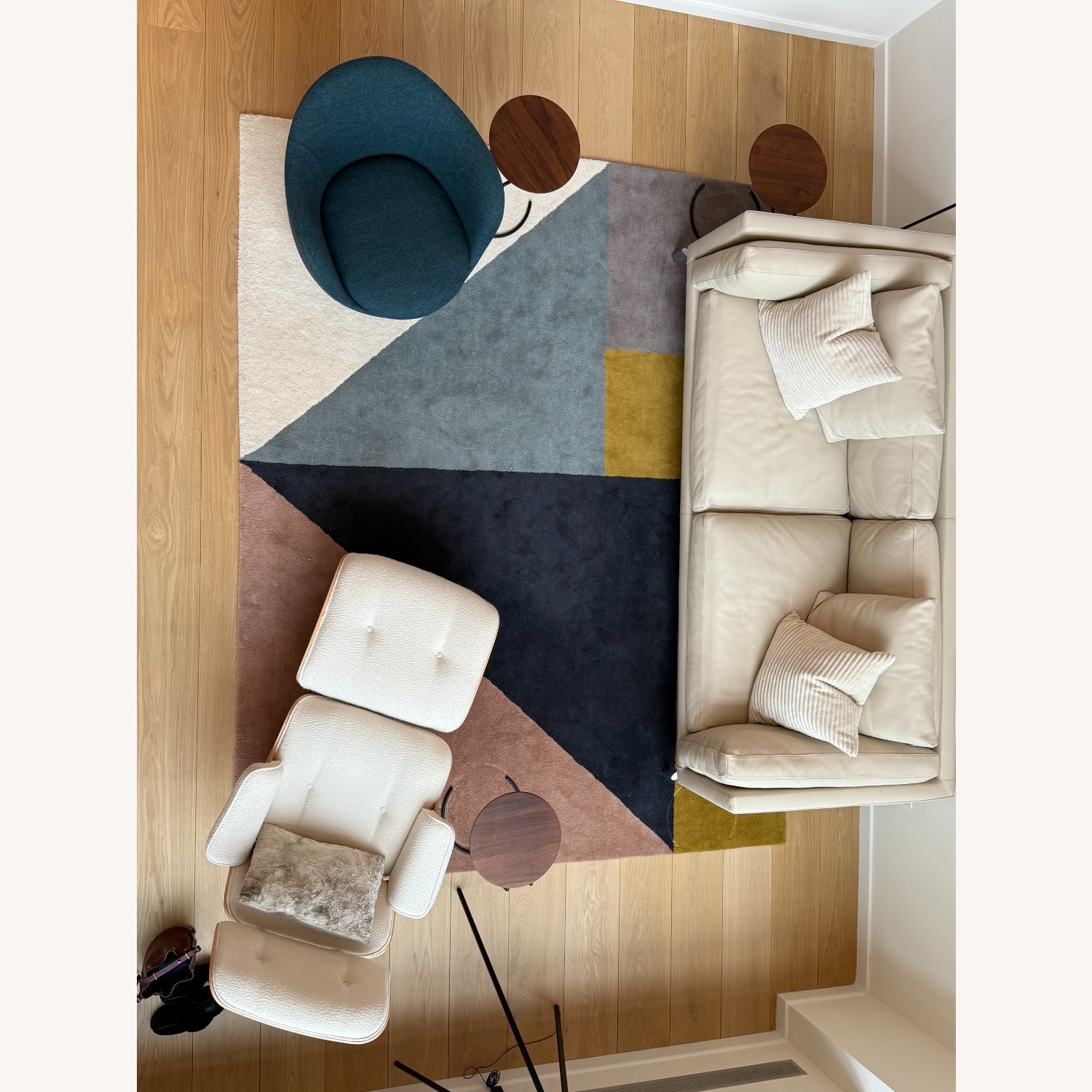 Design Within Reach Arguto Mosaic Rug 9X12 - image-1