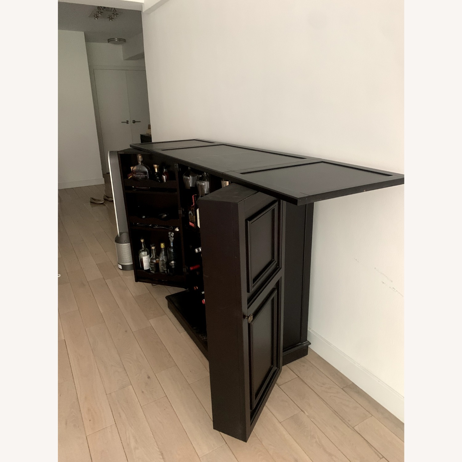 Expandable Bar Cabinet - Perfect for Storage & Entertaining - image-8