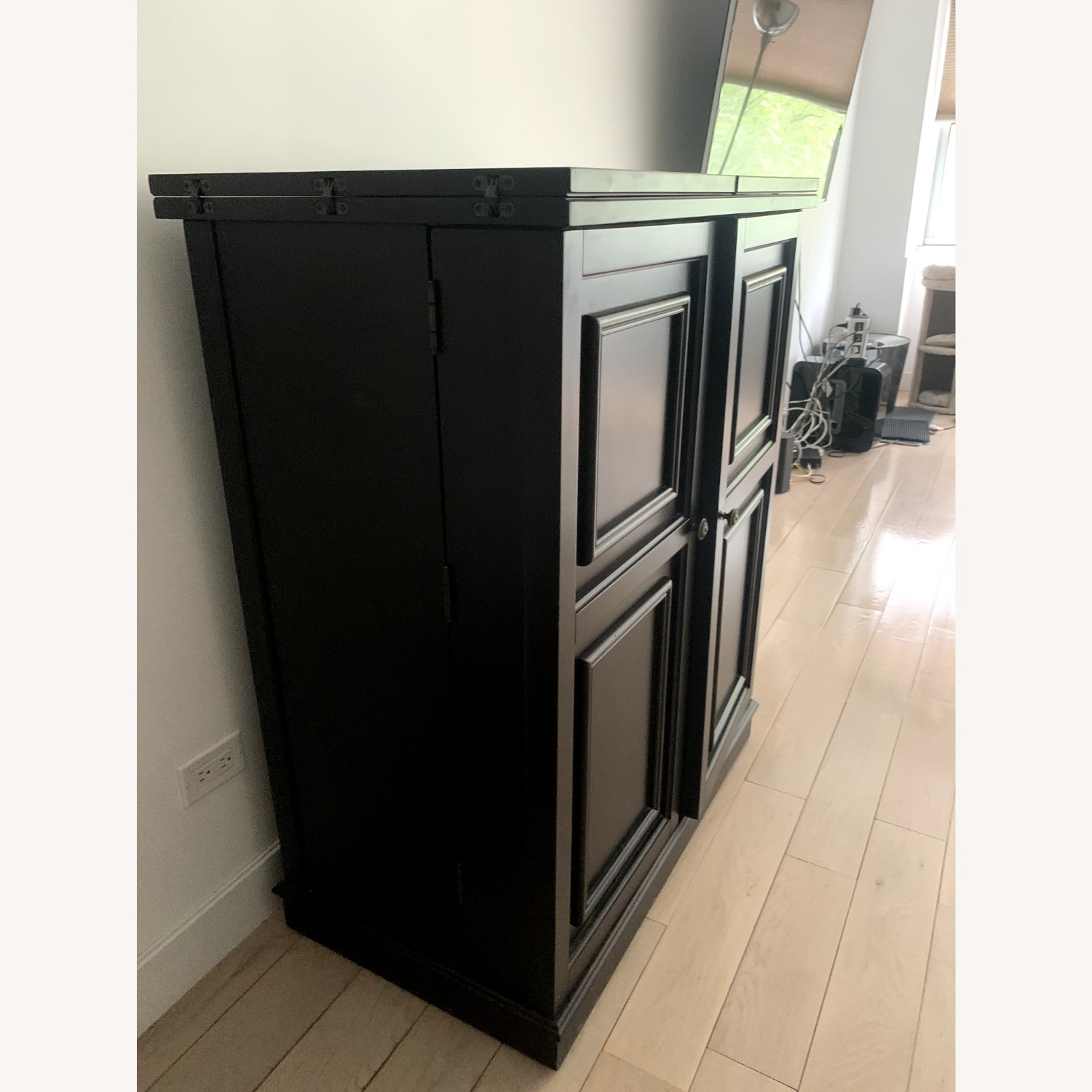 Expandable Bar Cabinet - Perfect for Storage & Entertaining - image-9