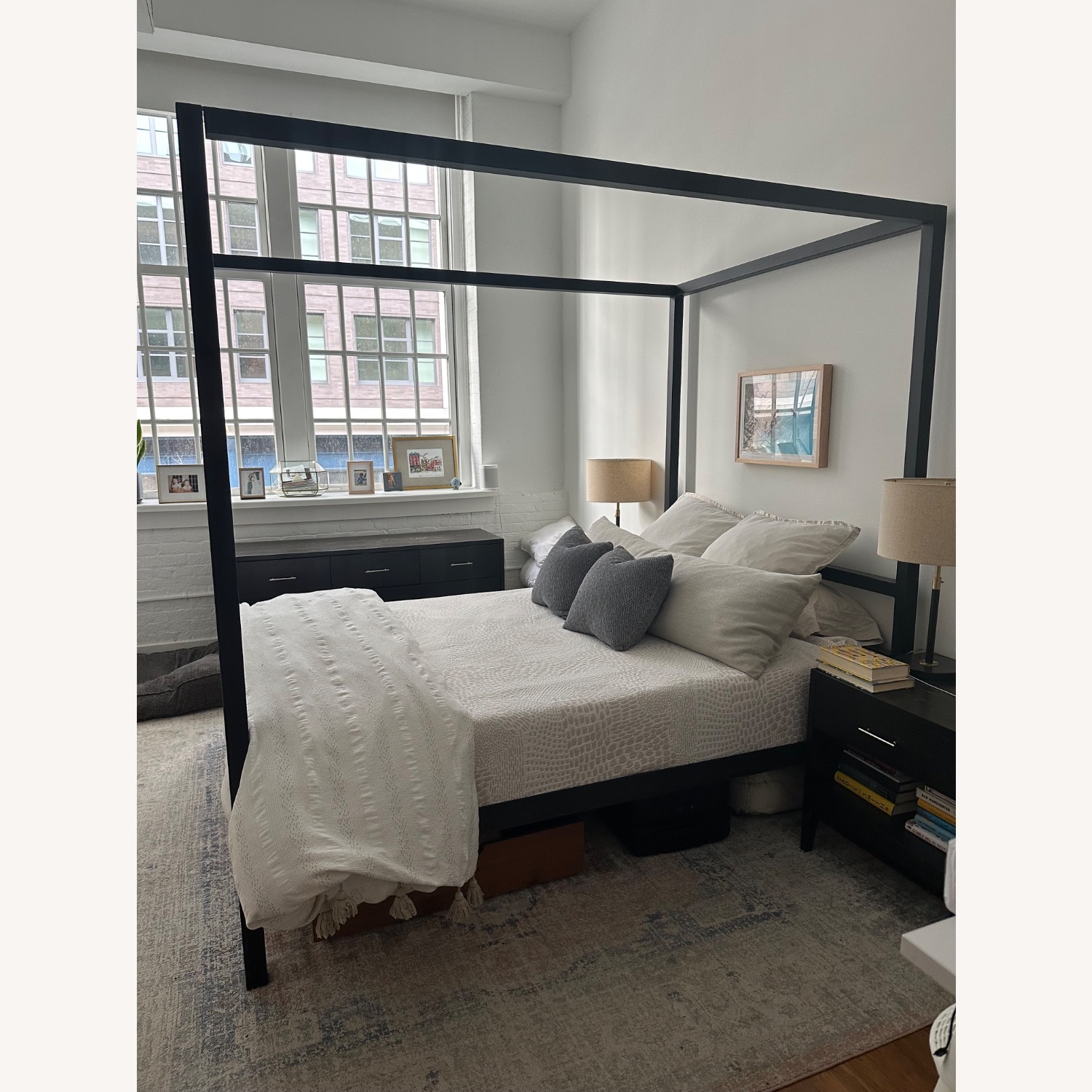 Room & Board Queen-Sized Architecture Bed - image-1