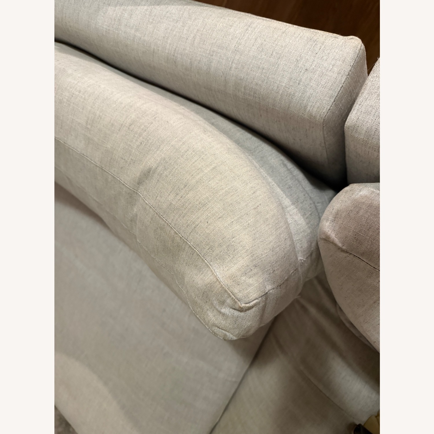 West Elm Light Gray Harmony Sofa with Chaise - image-4