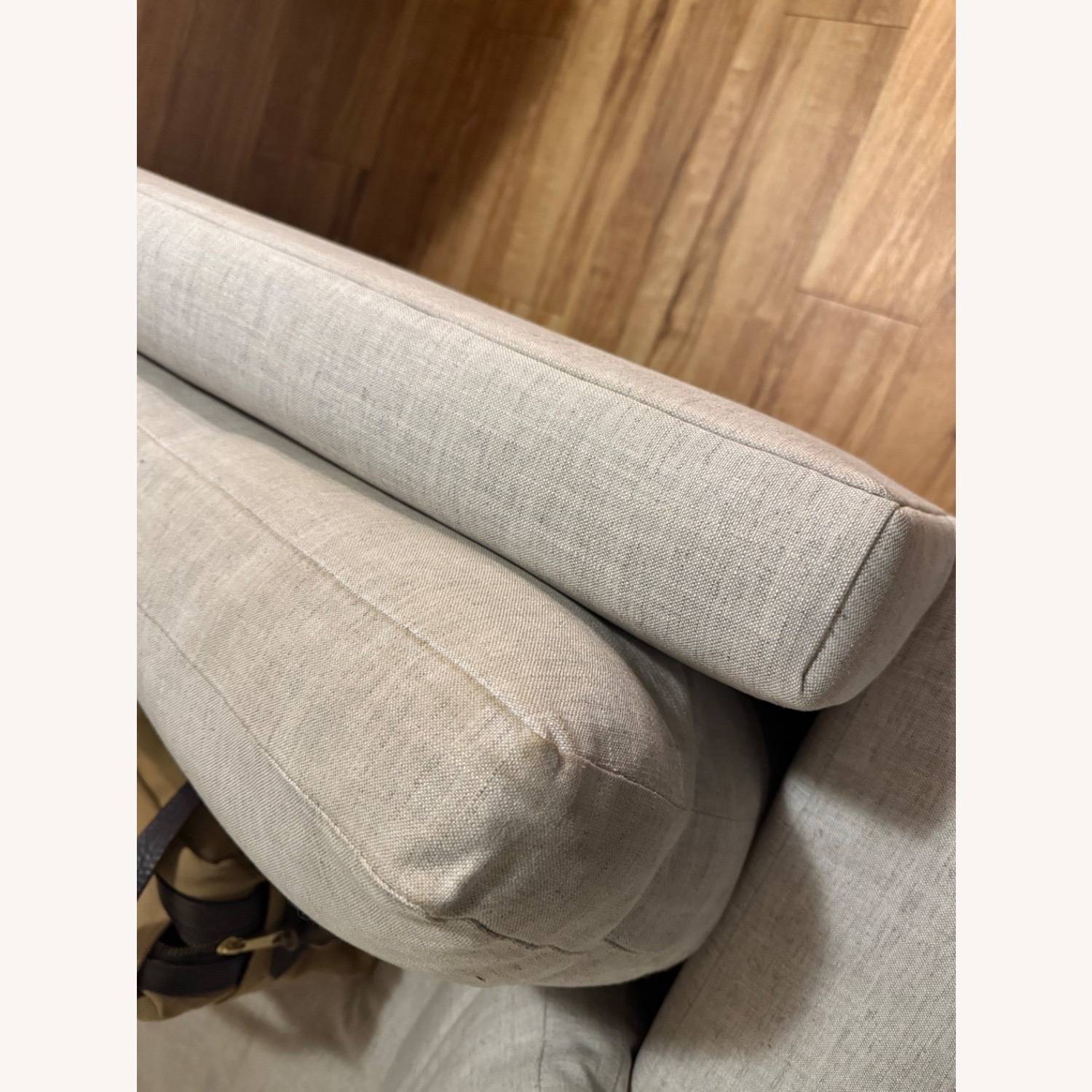 West Elm Light Gray Harmony Sofa with Chaise - image-5