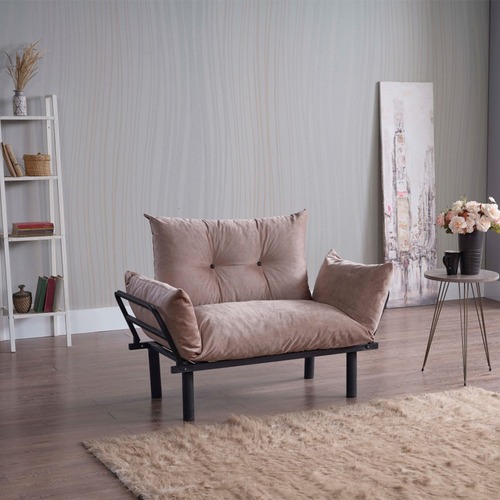 Used Vizon Velvet Tufted Loveseat for sale on AptDeco
