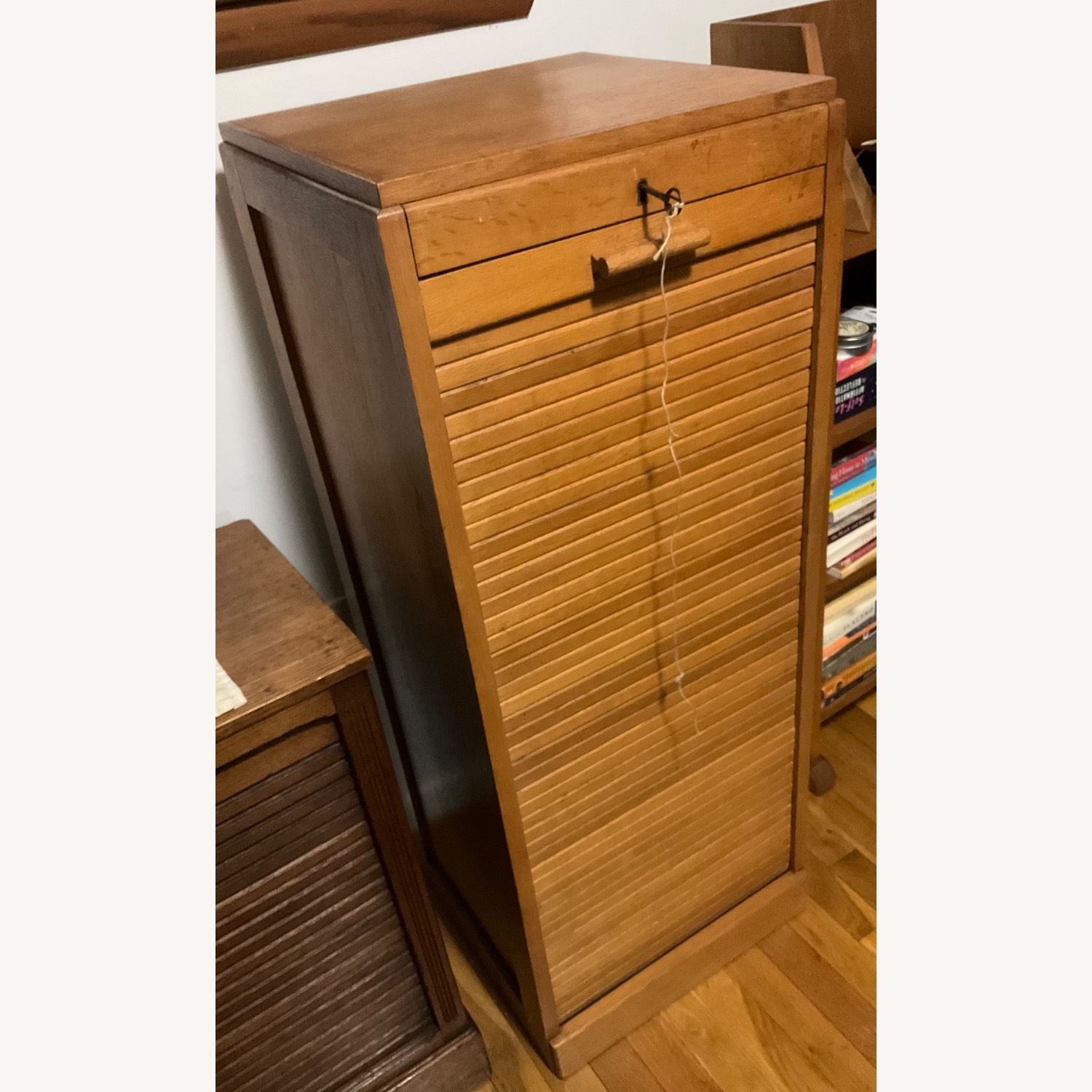 1920s Dutch Roller Door Cabinet - image-8