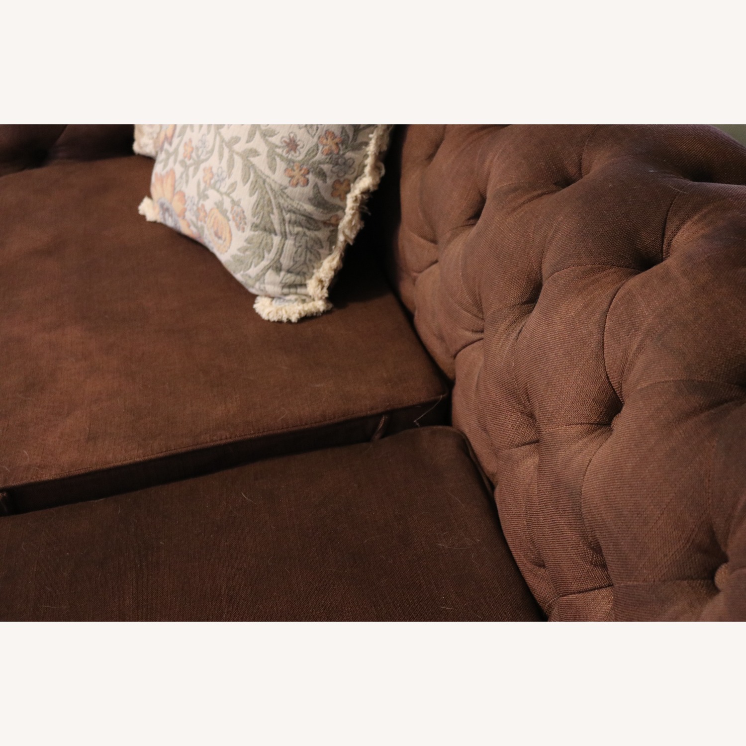 Spectra Home Greenwich Tufted Sofa - image-5