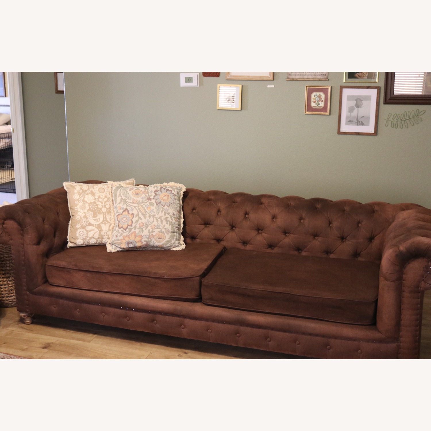 Spectra Home Greenwich Tufted Sofa - image-2