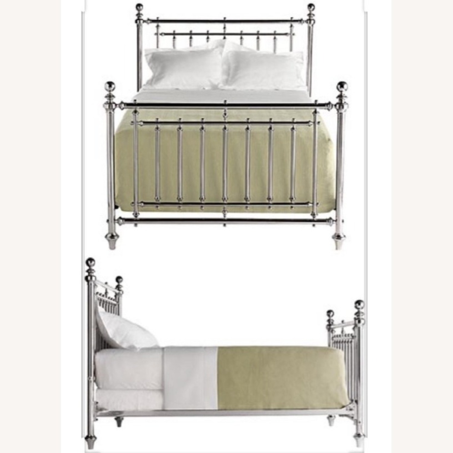 Bernhardt Martha Stewart Irvington Nickel Plated Bed - image-1