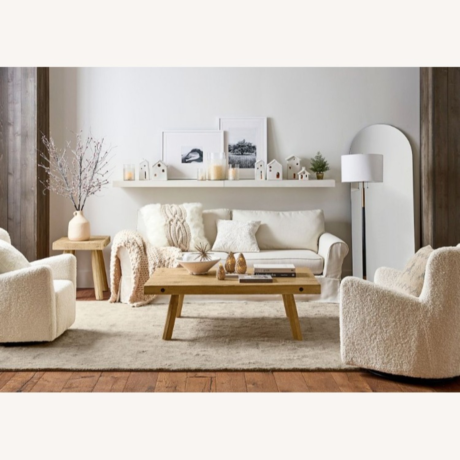 PB Comfort Roll Arm Slipcovered Sofa  - image-2