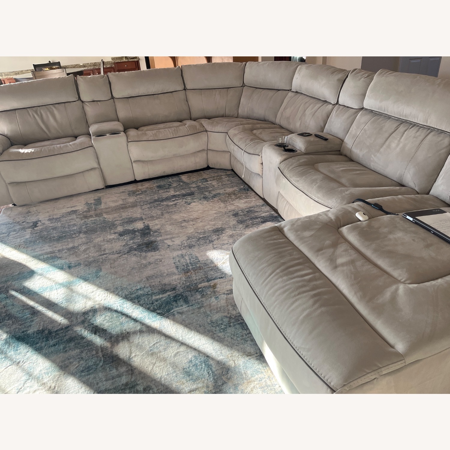 Bob's Discount Furniture Sectional Sofa - image-1