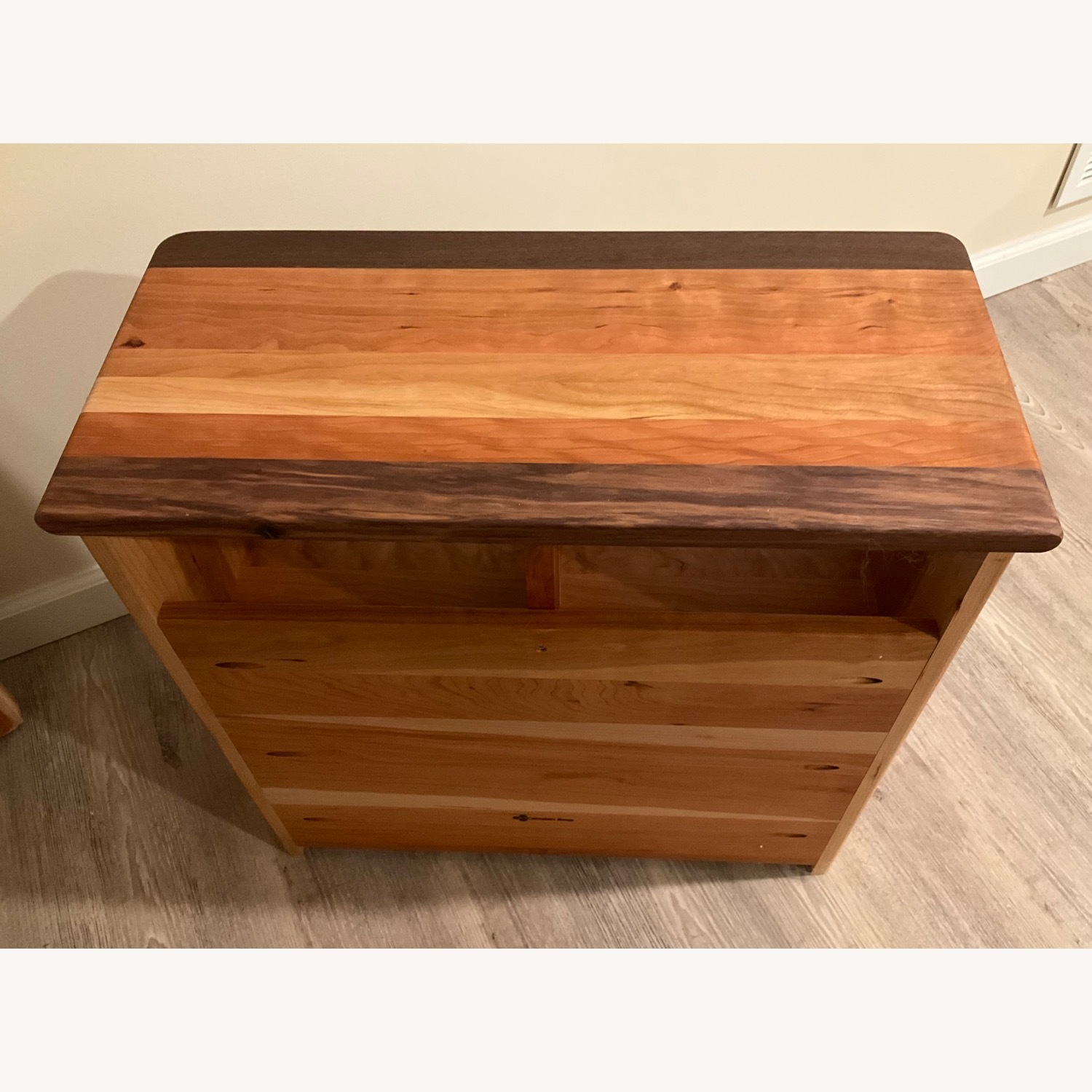 Solid Cherry with Walnut Accents Bookcase - image-5