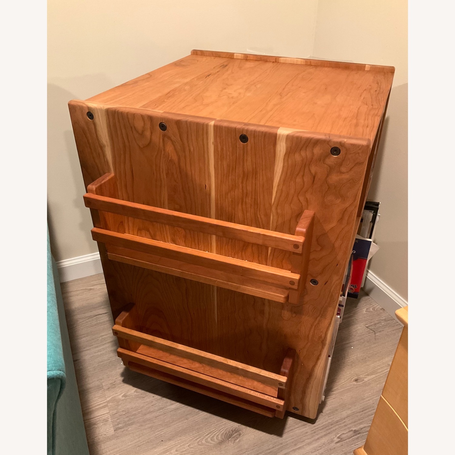 Solid Cherry Turning Bookshelf - image-2