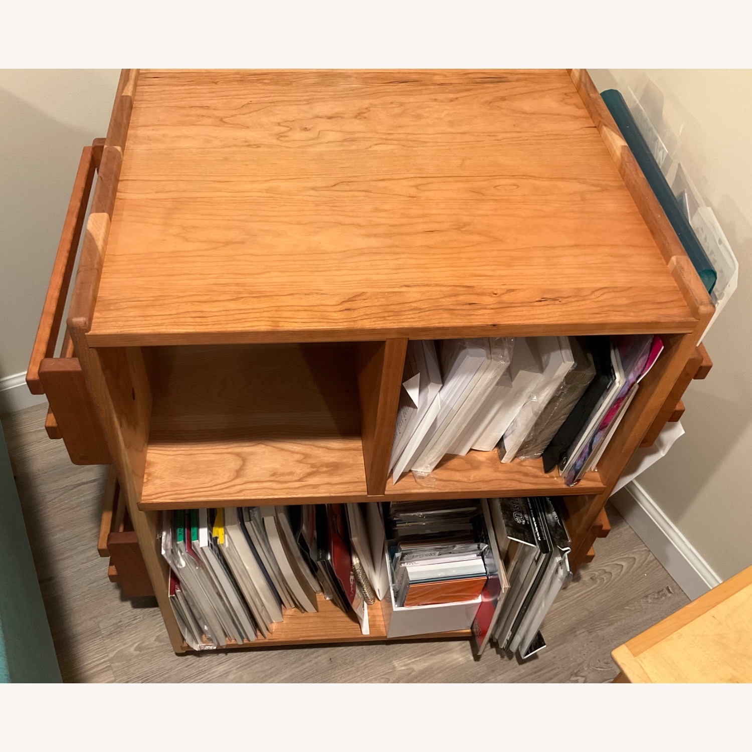 Solid Cherry Turning Bookshelf - image-5