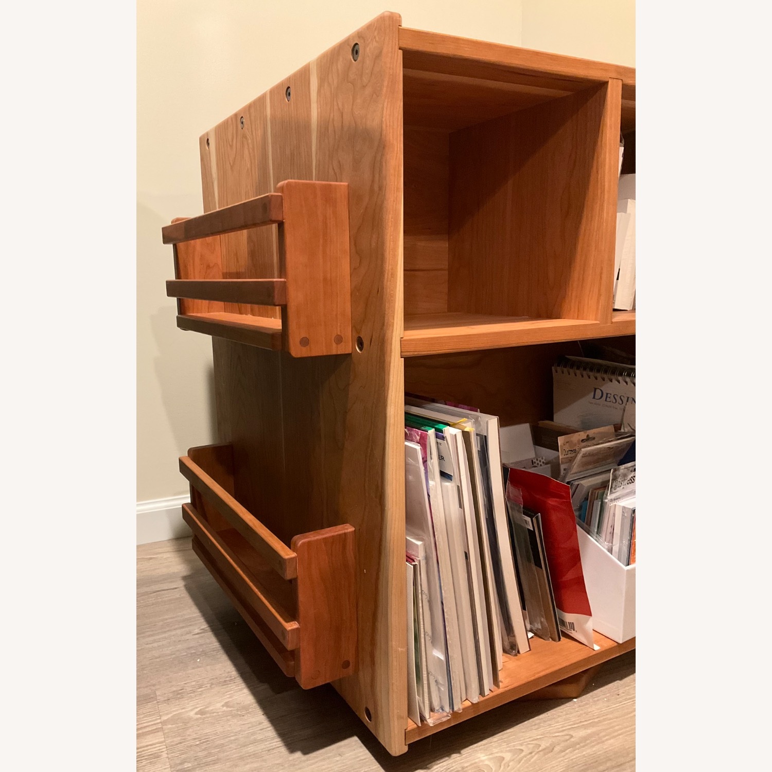 Solid Cherry Turning Bookshelf - image-7