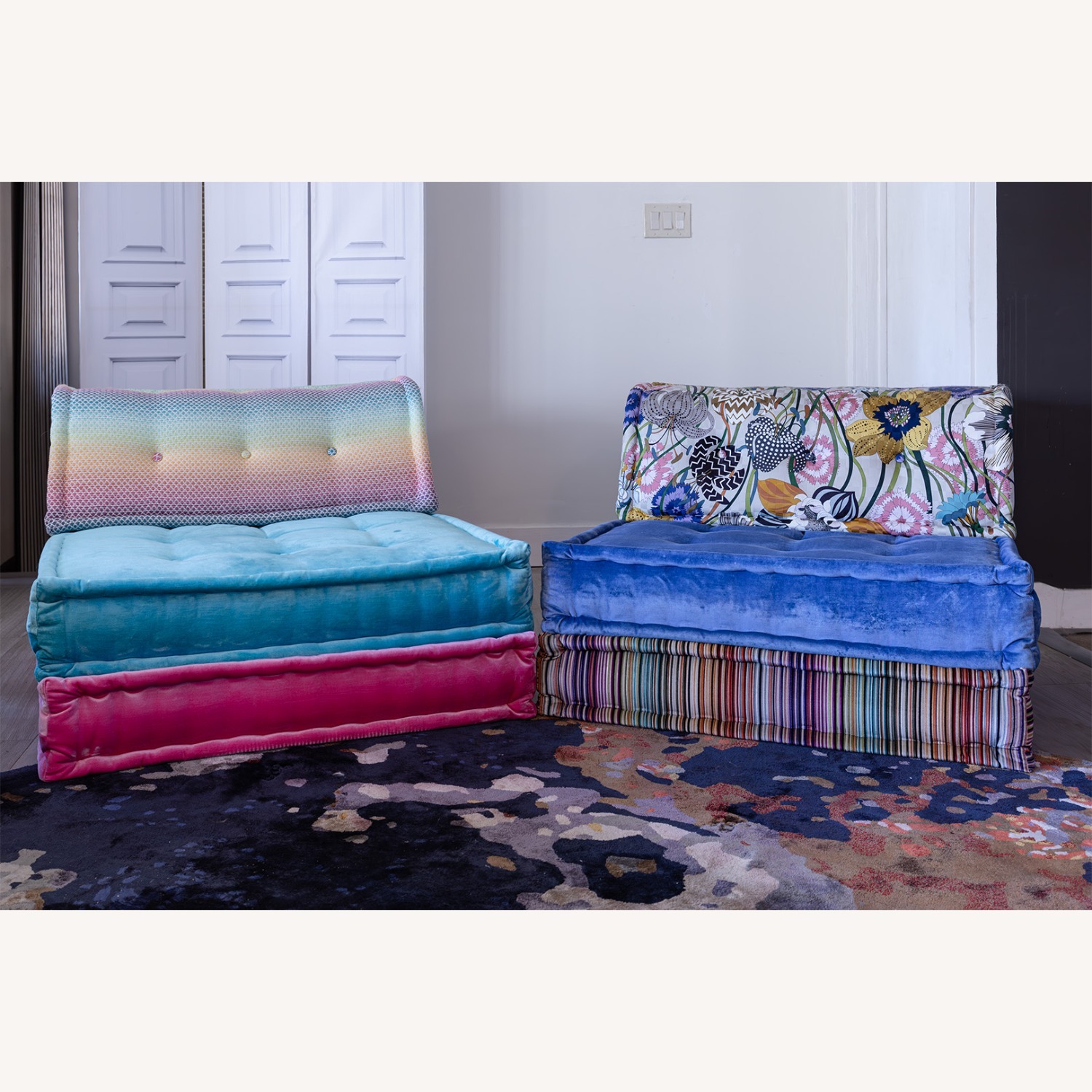 Roche Bobois Missoni Mahjong Sofa Two Seats - image-17