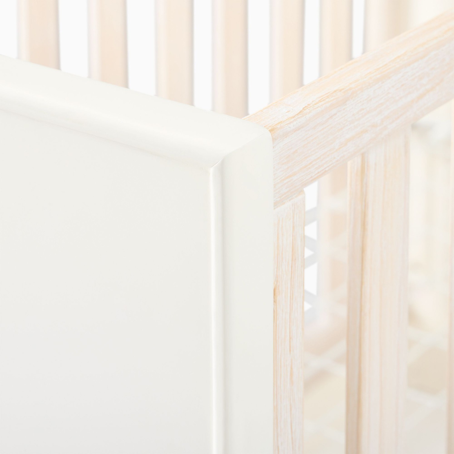 West Elm Modernist Convertible Crib - Winter Wood - image-2