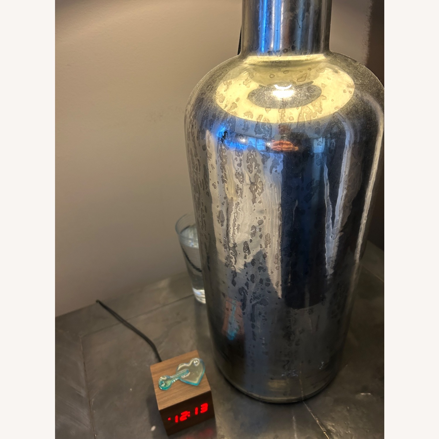 Restoration Hardware 19th C. Vintage Mercury Glass Medium Table Lamp - image-3