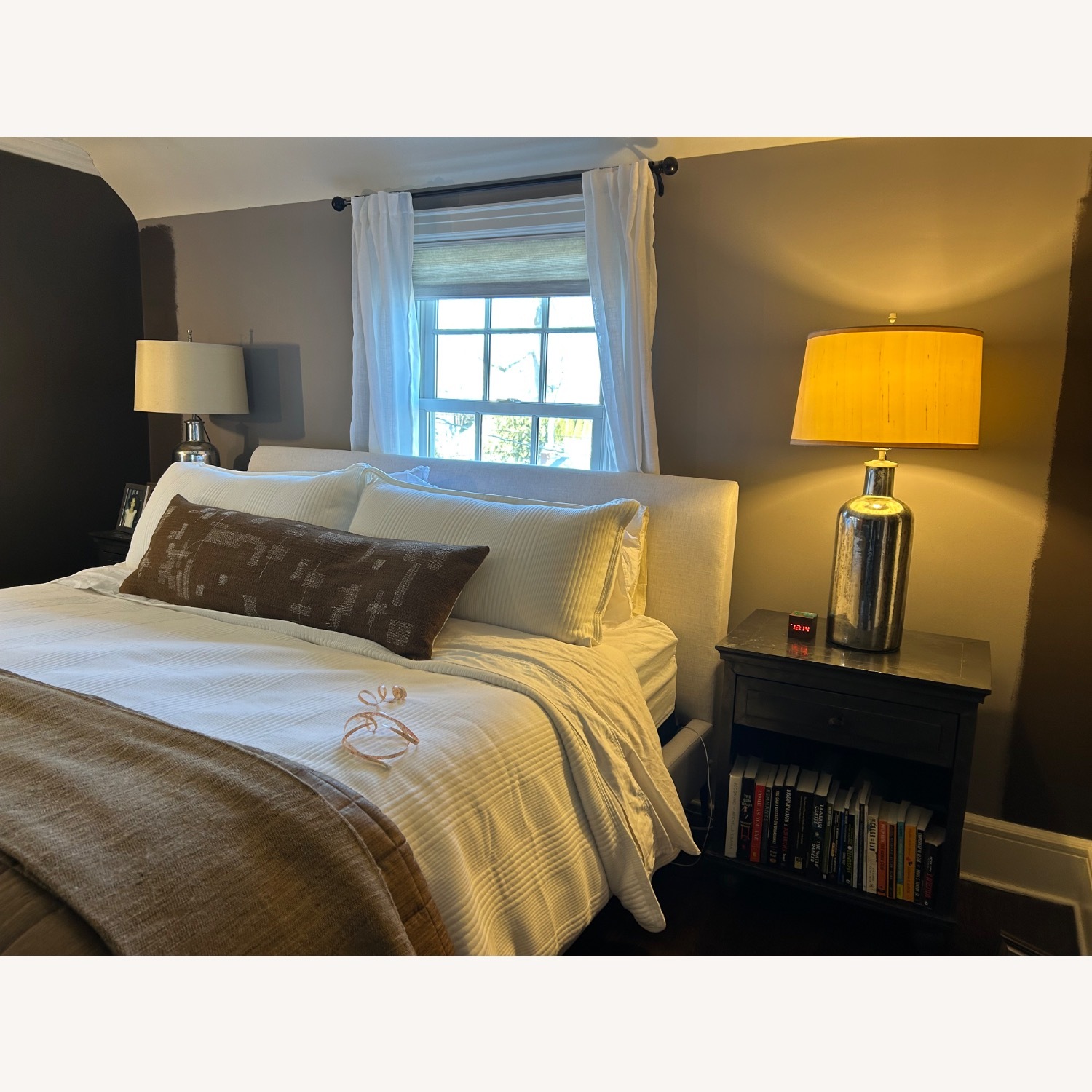 Restoration Hardware 19th C. Vintage Mercury Glass Medium Table Lamp - image-6