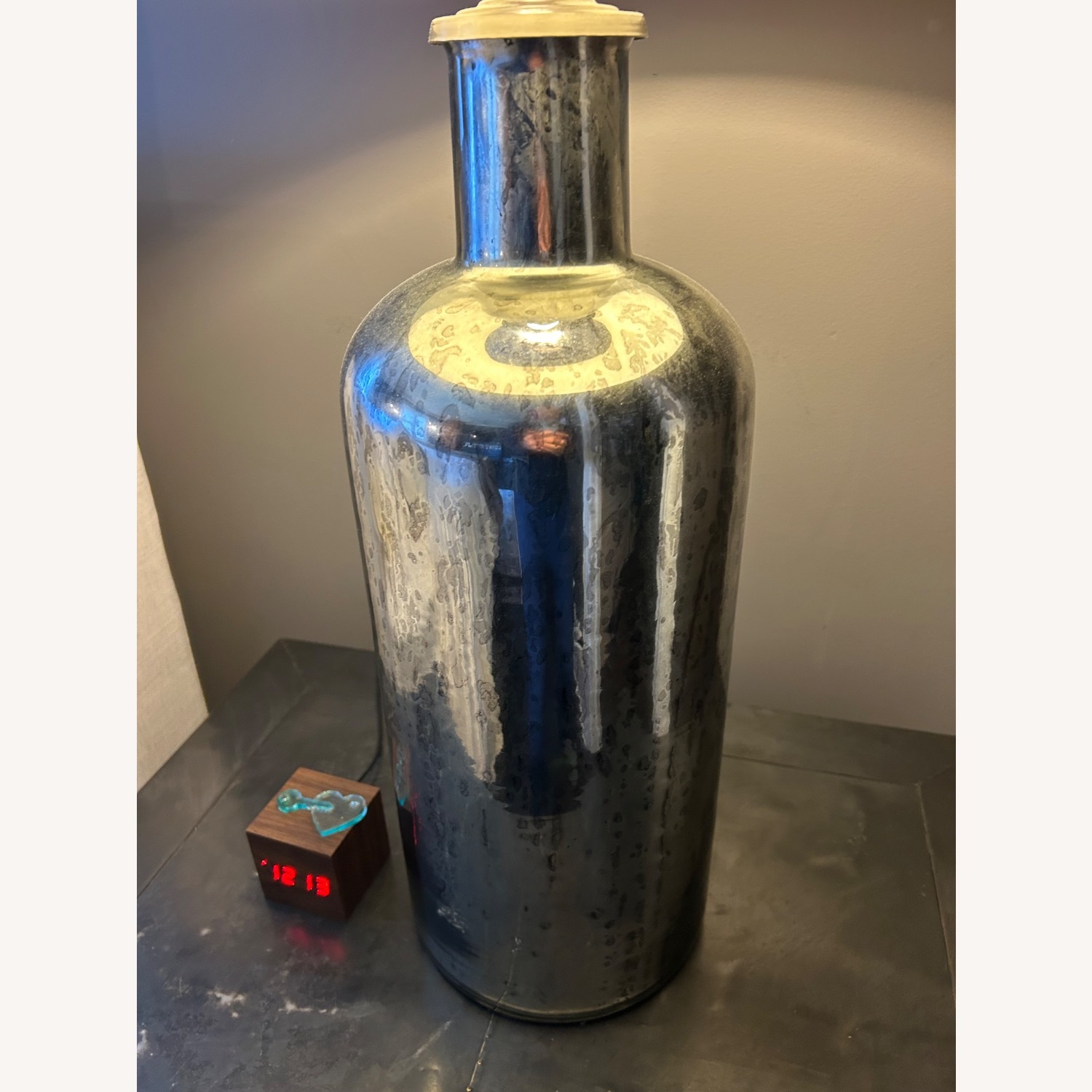 Restoration Hardware 19th C. Vintage Mercury Glass Medium Table Lamp - image-2