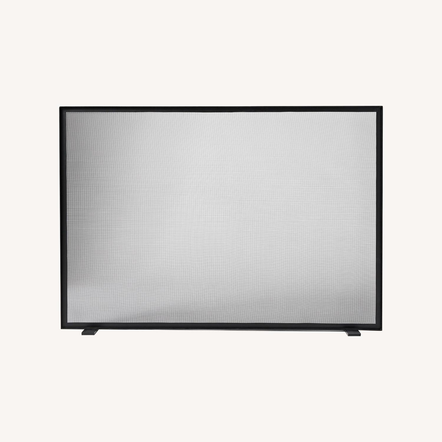 West Elm Thin Metal Fireplace Screen - image-0