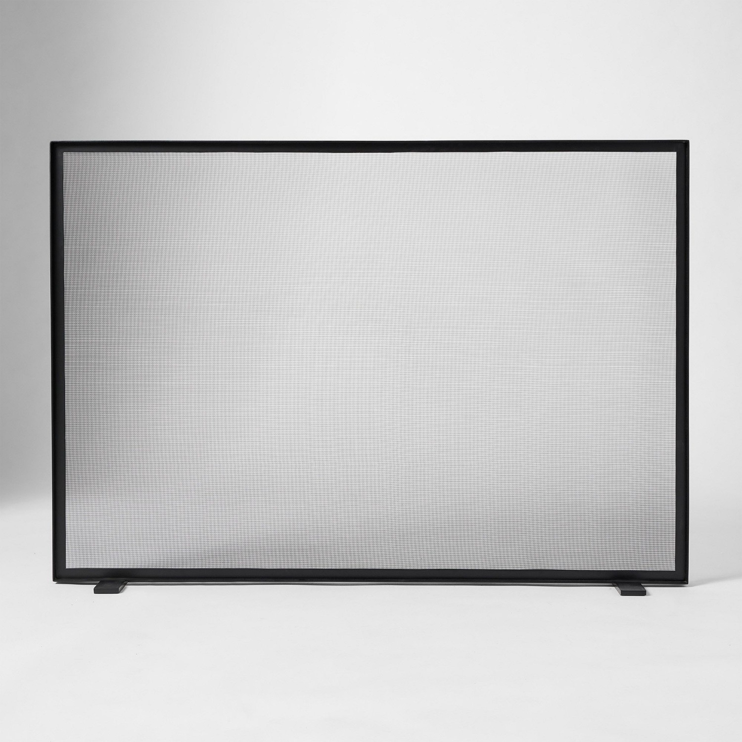 West Elm Thin Metal Fireplace Screen - image-4