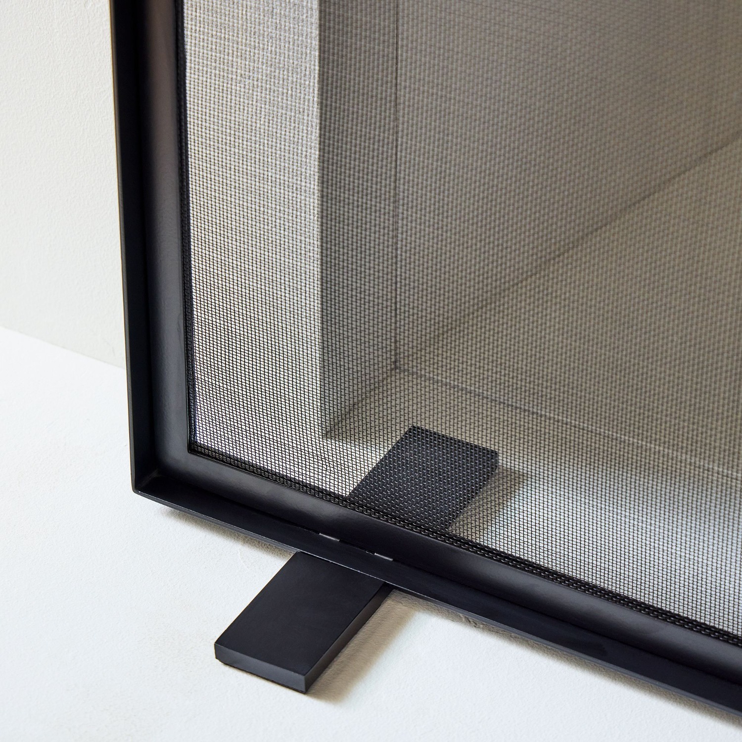 West Elm Thin Metal Fireplace Screen - image-2