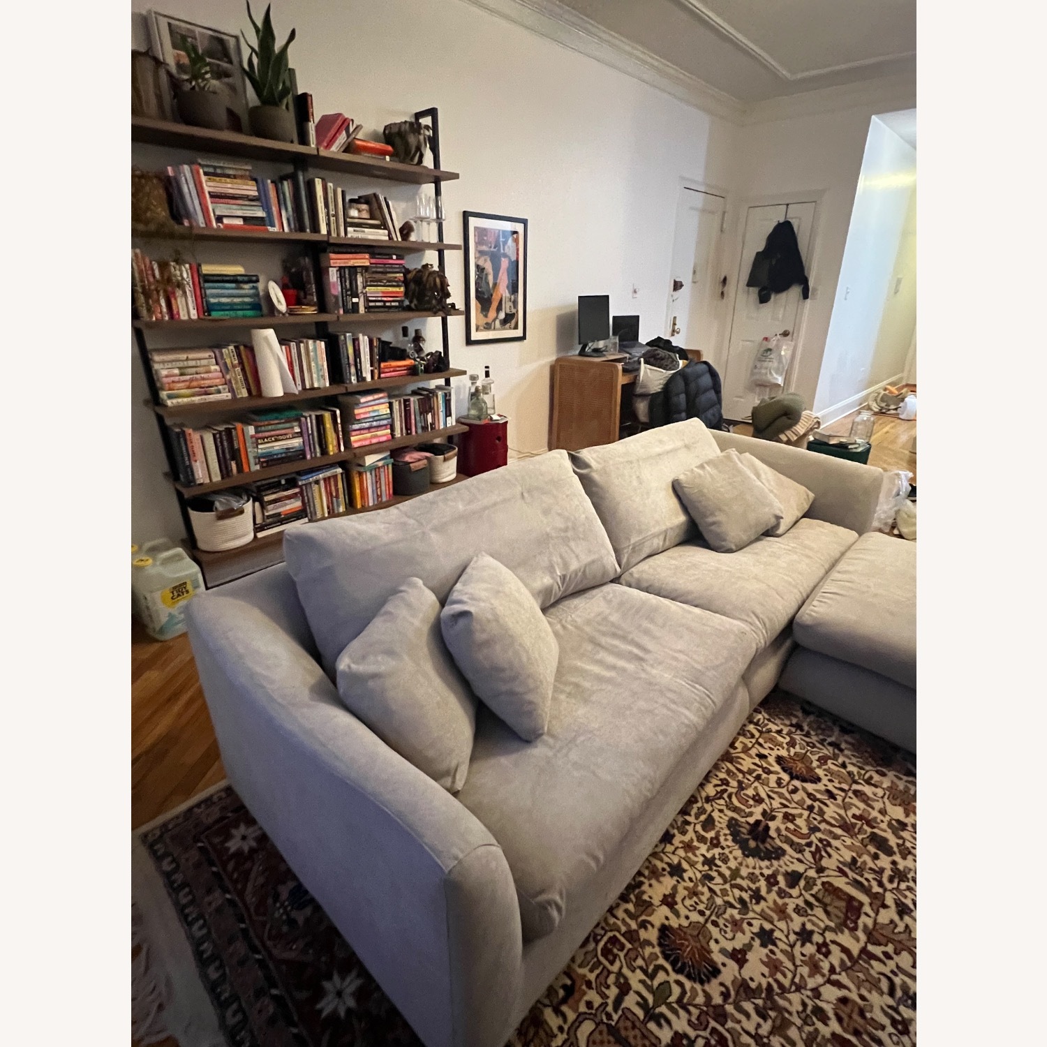 Feather Sofa + Ottoman - image-3