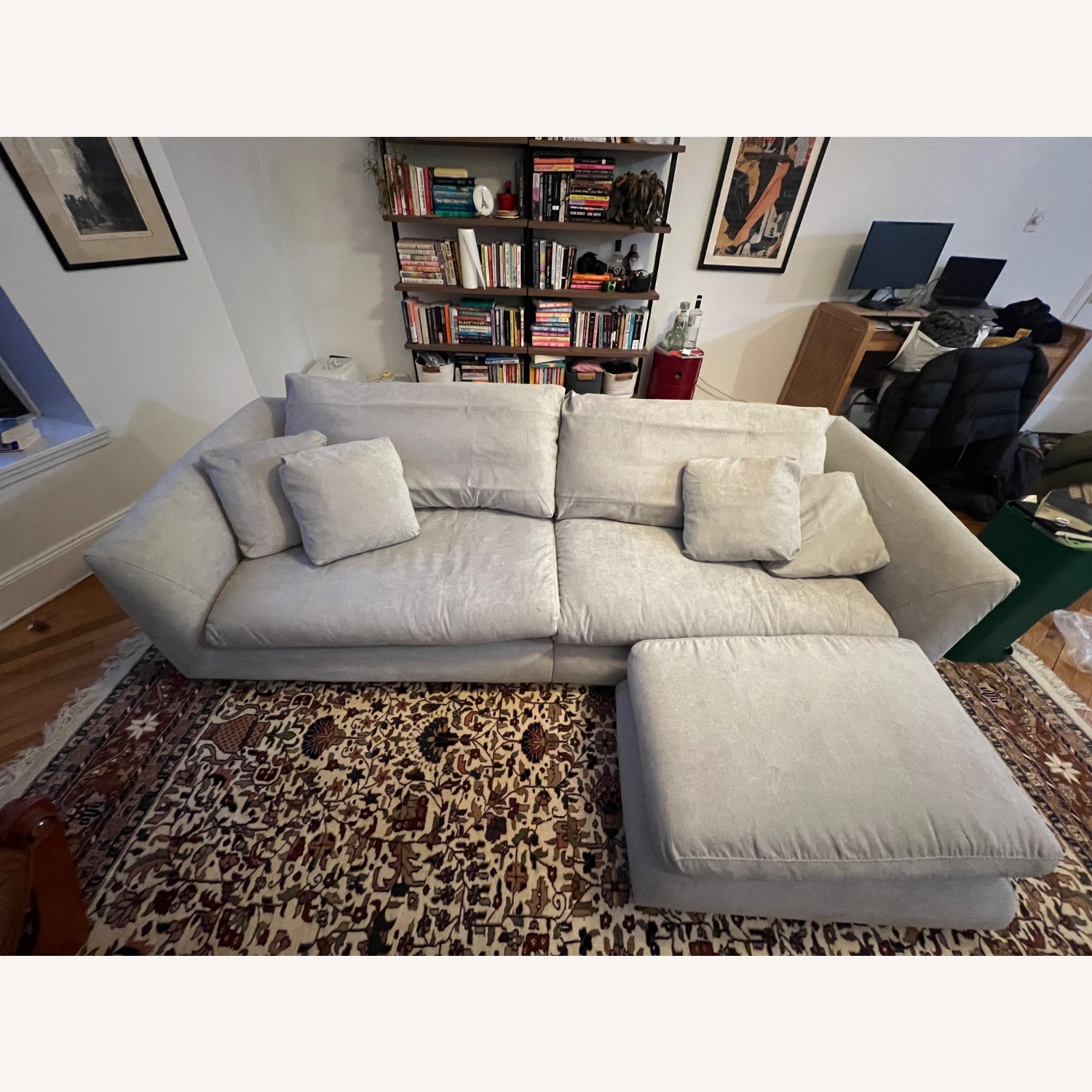 Feather Sofa + Ottoman - image-2