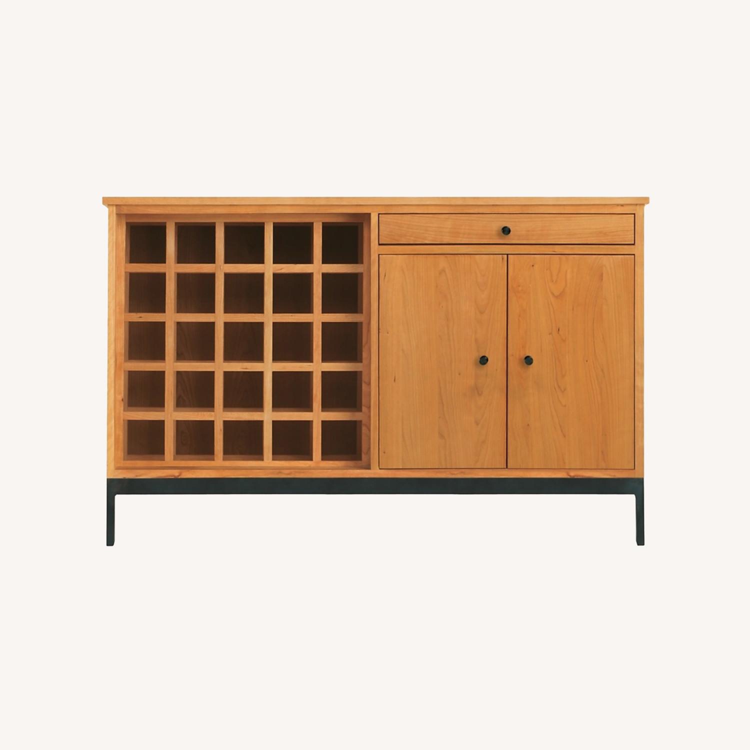 Room & Board Linear Wine Cabinet in Cherry - image-0