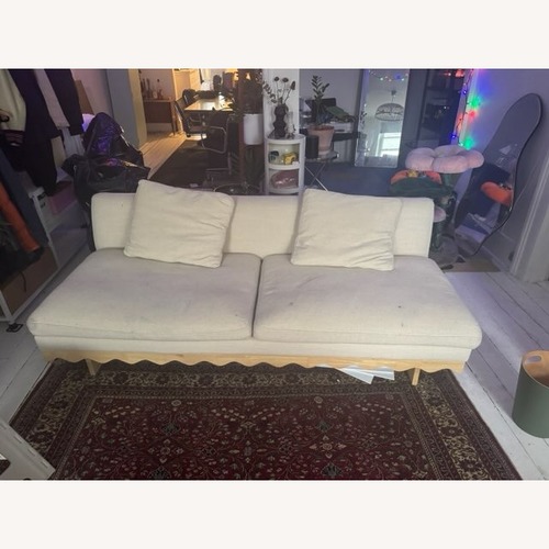 Used Urban Outfitters White Roma Sofa for sale on AptDeco