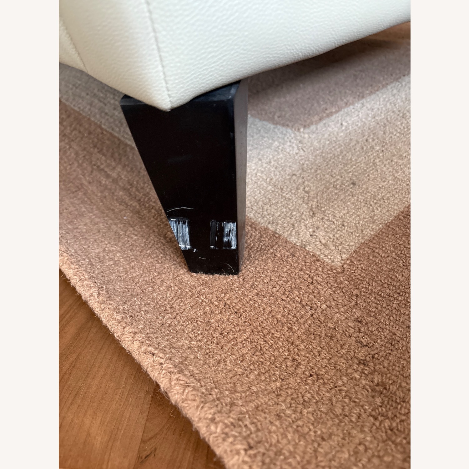 Ivory Italian Leather Sofa  - image-3