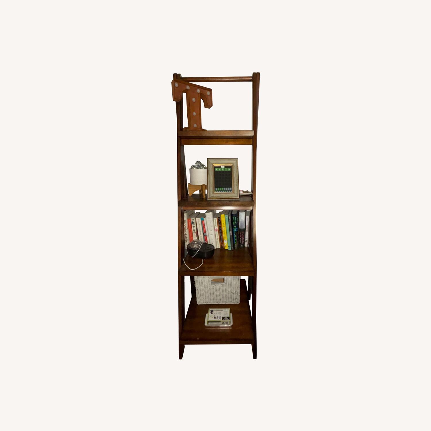 CB2 Wooden Ladder Shelves - image-0