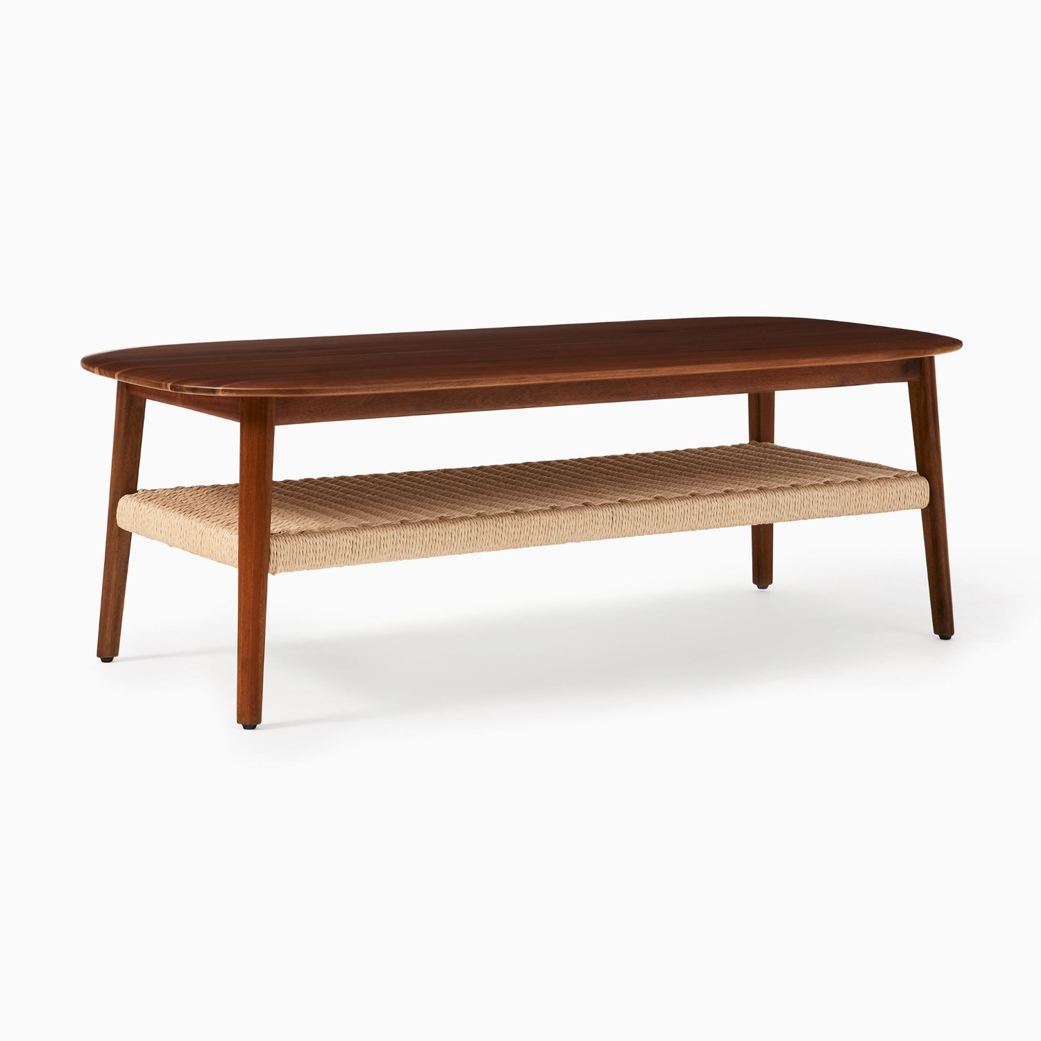 West Elm Chadwick Mid-Century Rectangle Coffee Table - image-4